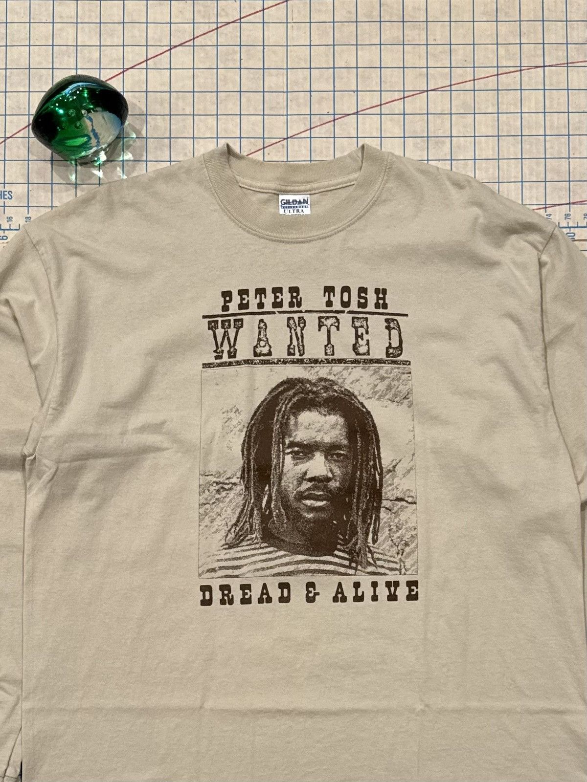Band Tees Peter Tosh Wanted Dead or Alive Long Sleeve Shirt Beige XL Size US XL / EU 56 / 4 - 3 Thumbnail