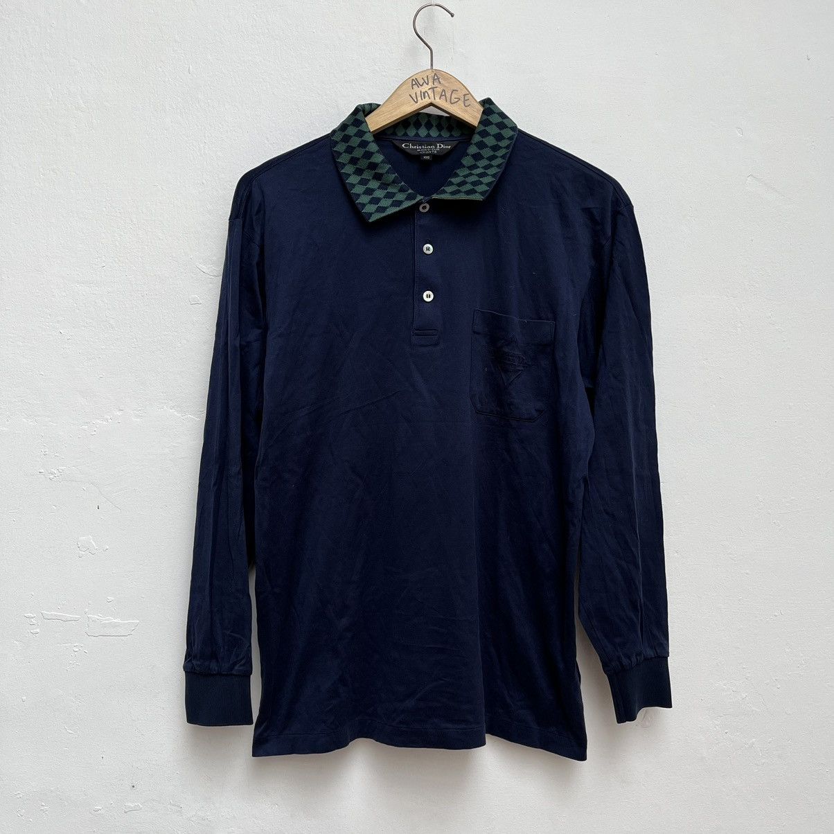 Christian Dior Monsieur × Vintage Authentics Vintage Christian Dior Sports Polo Shirt Big Logo Size US M / EU 48-50 / 2 - 1 Thumbnail