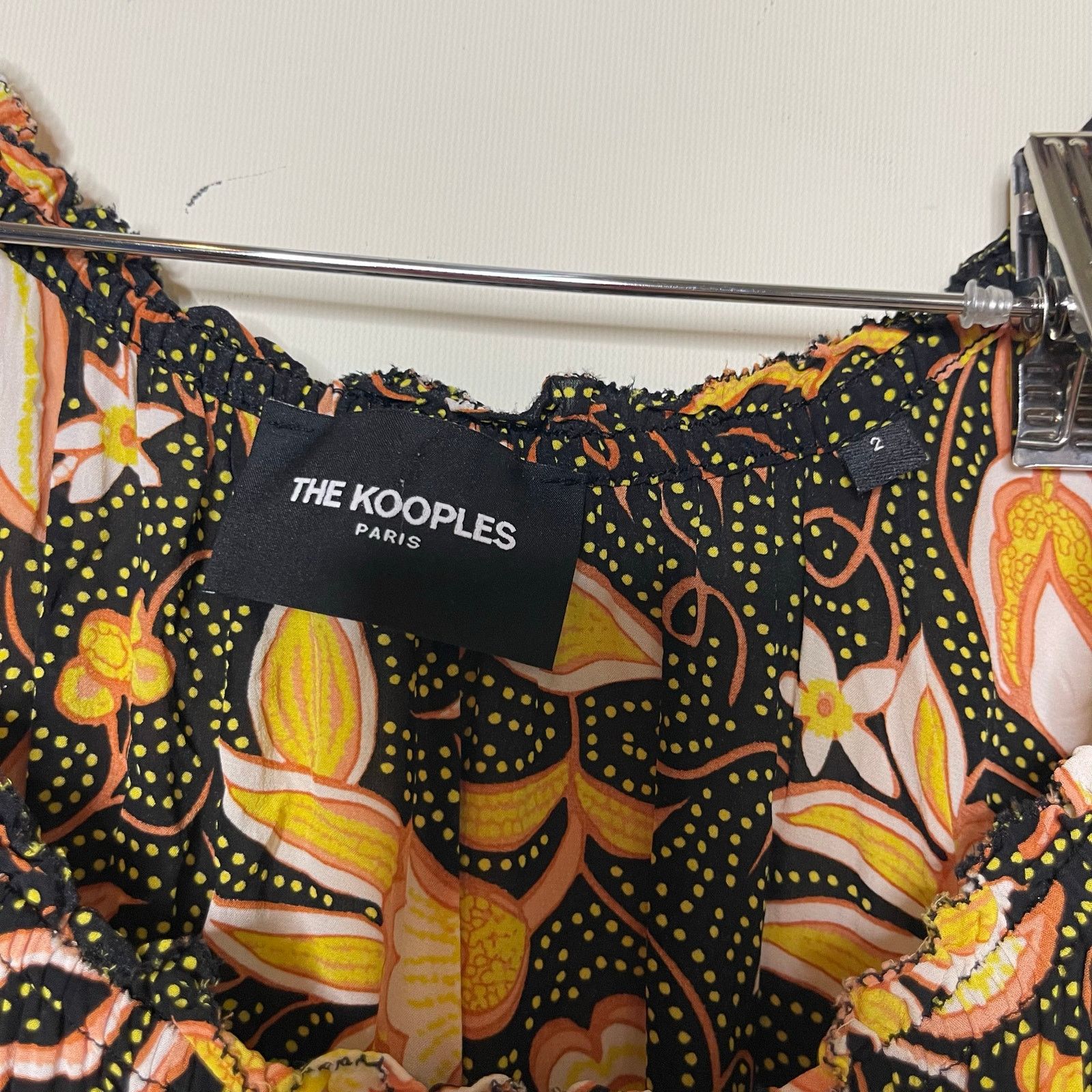 The Kooples The Kooples Long Summer Dress With All-Over Floral Motif Size M / US 6-8 / IT 42-44 - 4 Thumbnail