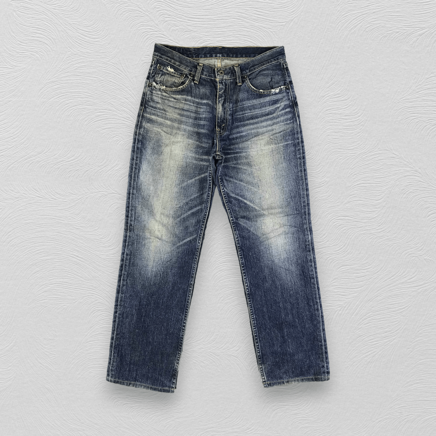 Levi's Vintage Levis 502 Jeans Faded Blue Denim KJ1814 Size US 31 - 1 Thumbnail