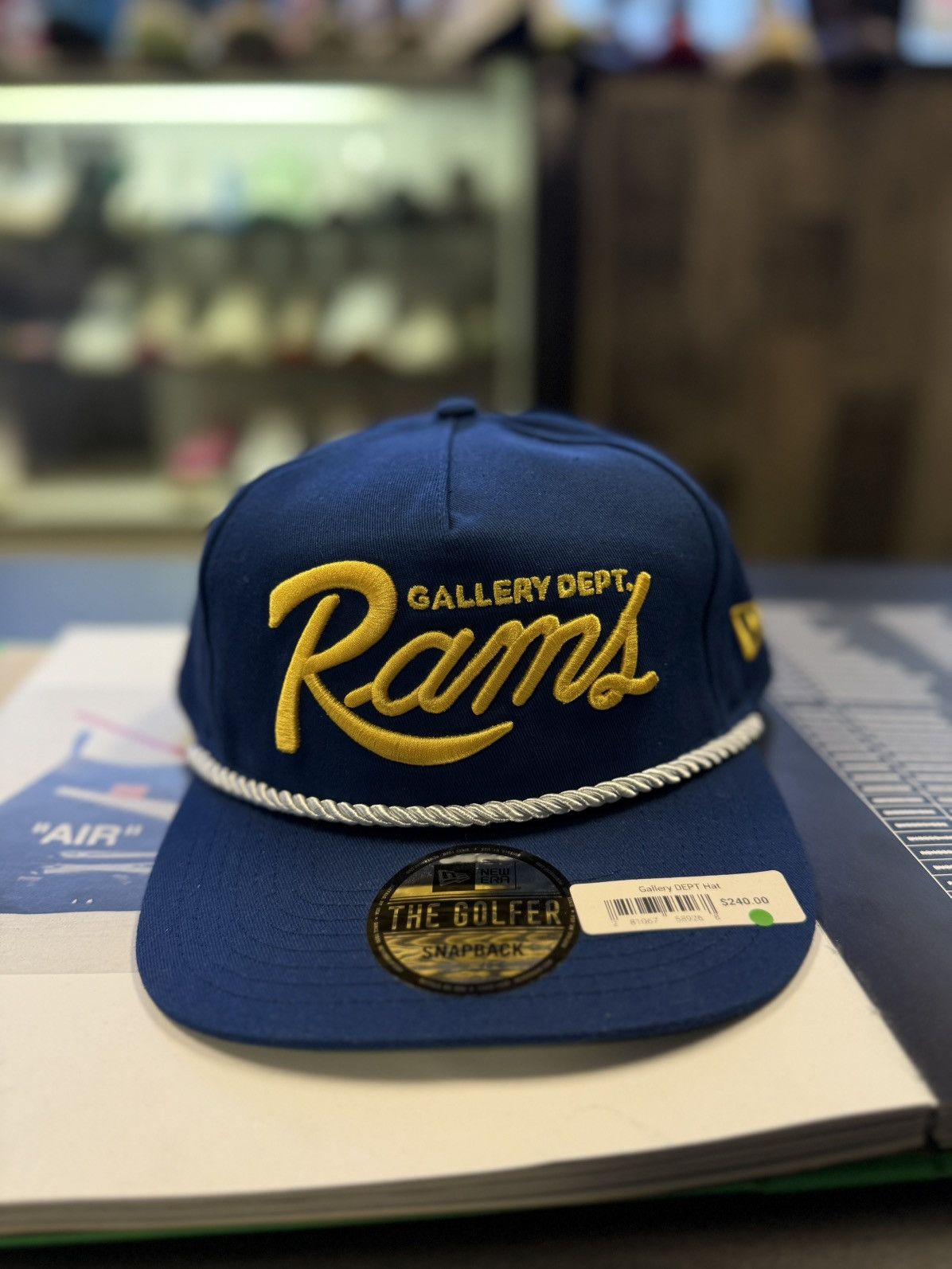 Gallery Dept. Gallery DEPT NFL Rams Hat Blue SnapBack Size ONE SIZE - 1 Thumbnail