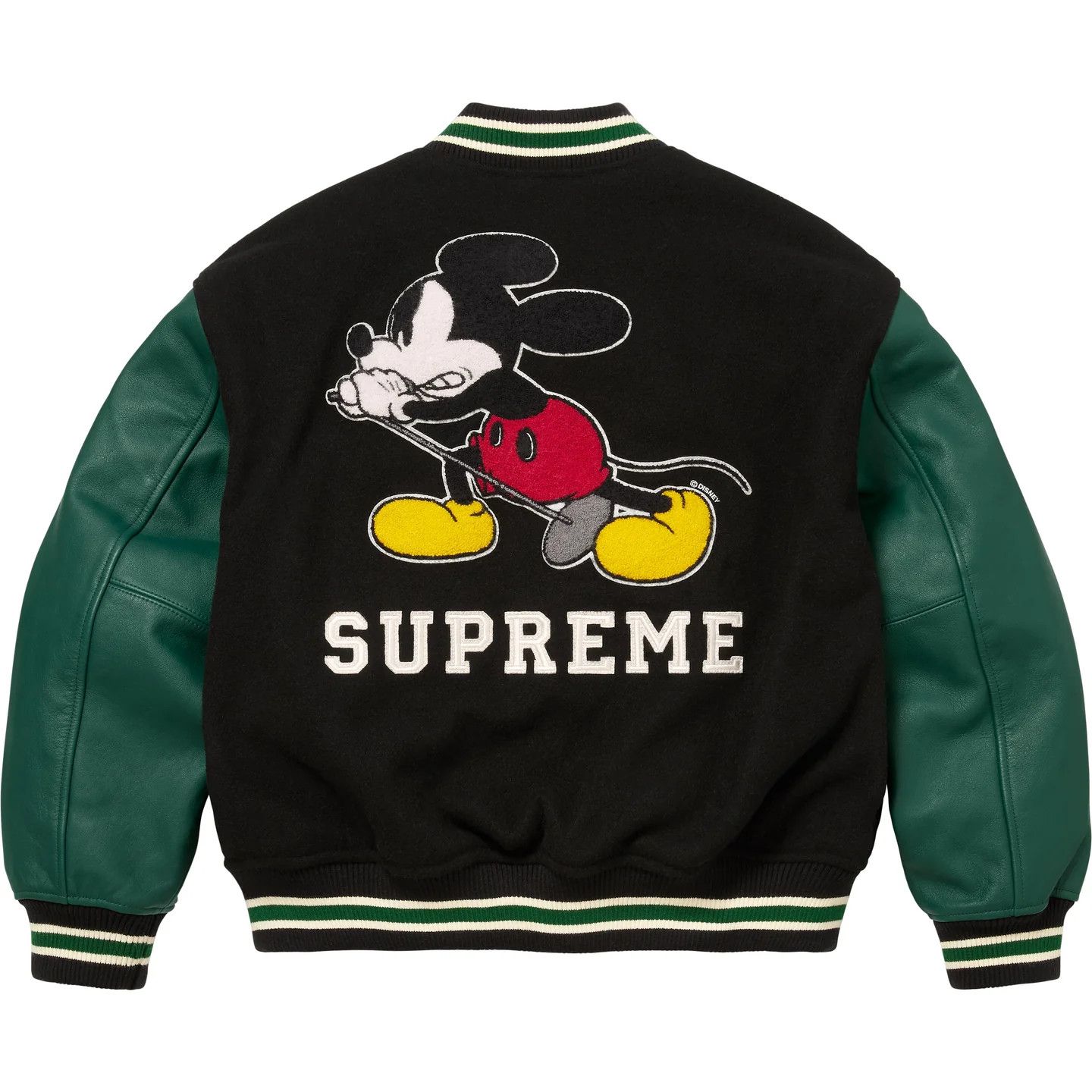 Number (N)ine Supreme Number (N)ine Mickey Mouse Varsity Jacket Size US XL / EU 56 / 4 - 3 Thumbnail