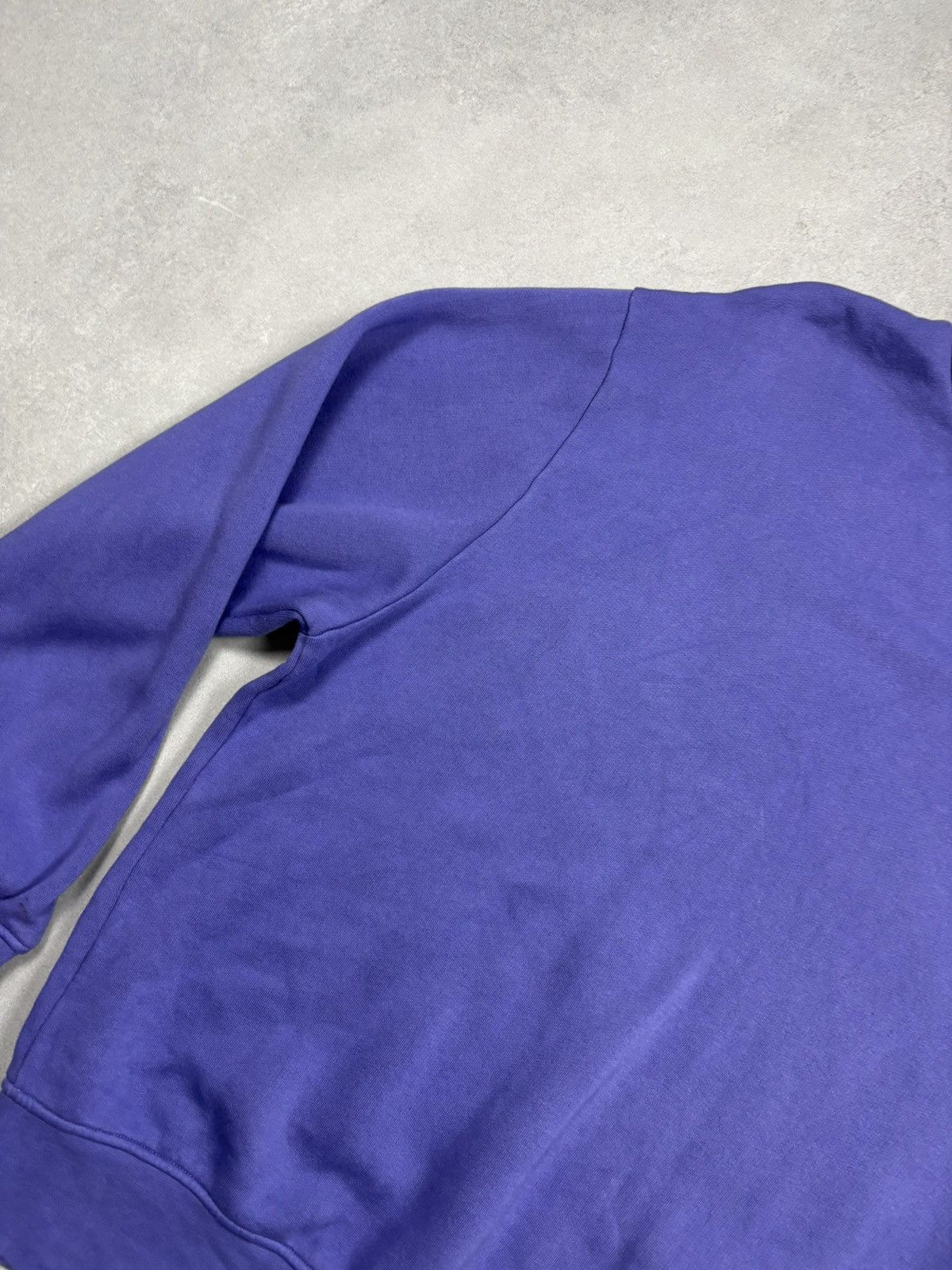 Acne Studios Acne Studios Logo Collar Sweatshirt Purple Rare Size US L / EU 52-54 / 3 - 4 Thumbnail