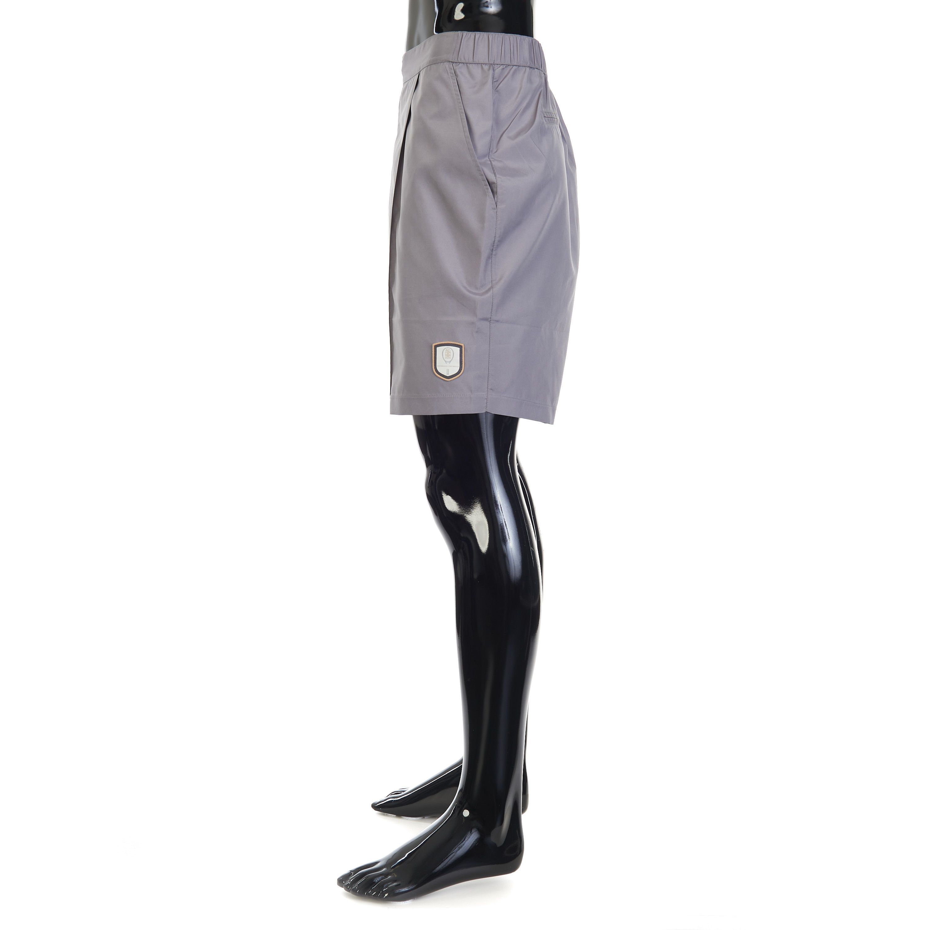 Brunello Cucinelli Grey Comfort Nylon Bermuda Shorts - Logo Size XL Size US 36 / EU 52 - 5 Thumbnail