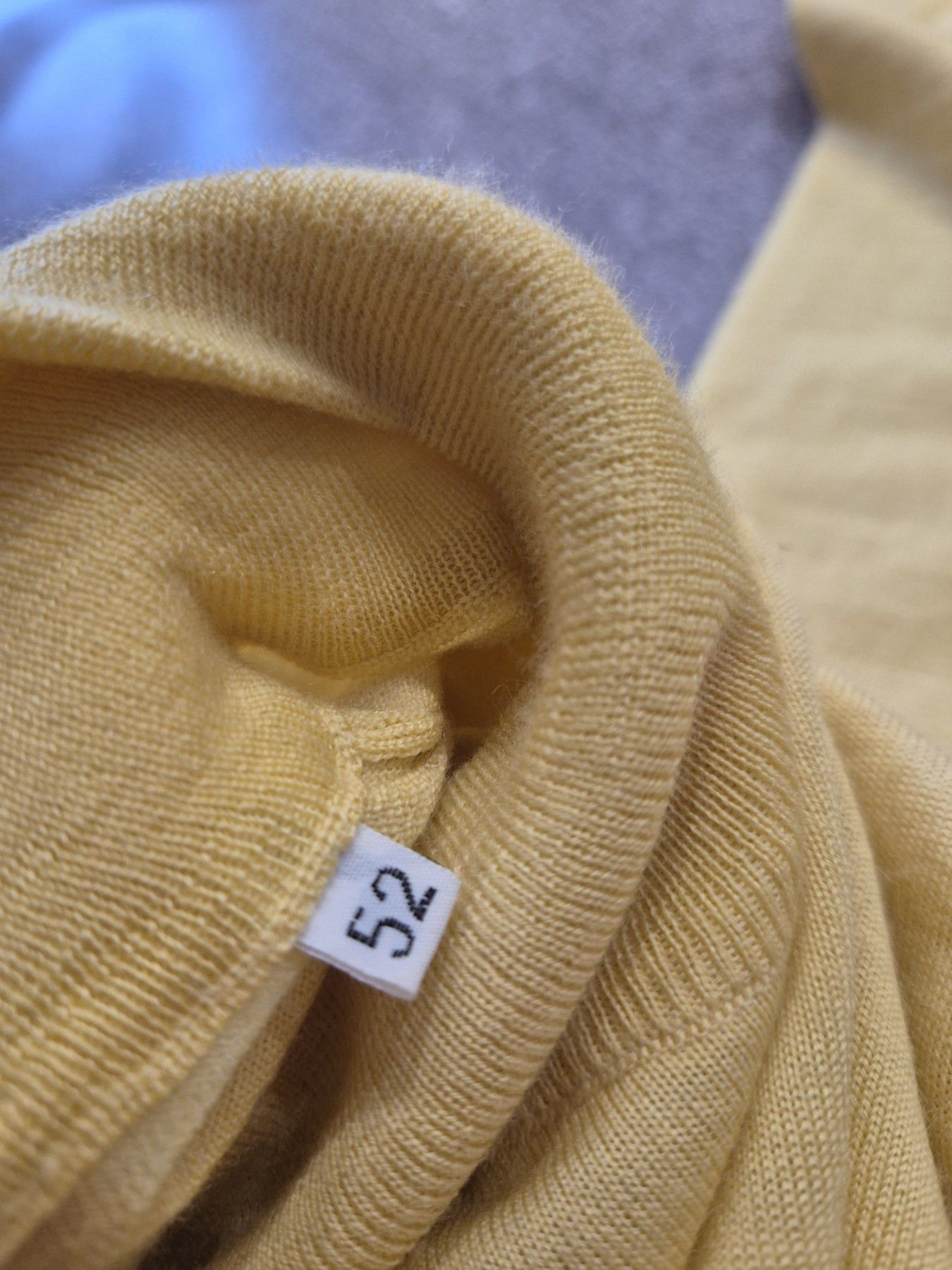 Agnona Agnona wool yellow men jumper Size US L / EU 52-54 / 3 - 5 Thumbnail