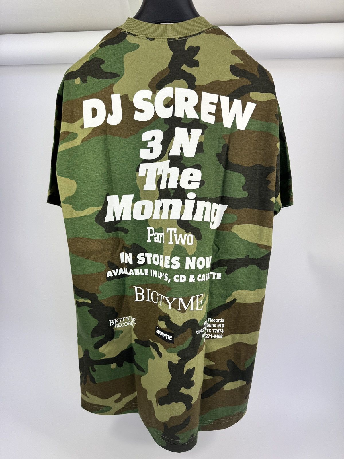 Supreme DJ SCREW SUC CAMOUFLAGE TEE Size US L / EU 52-54 / 3 - 2 Thumbnail