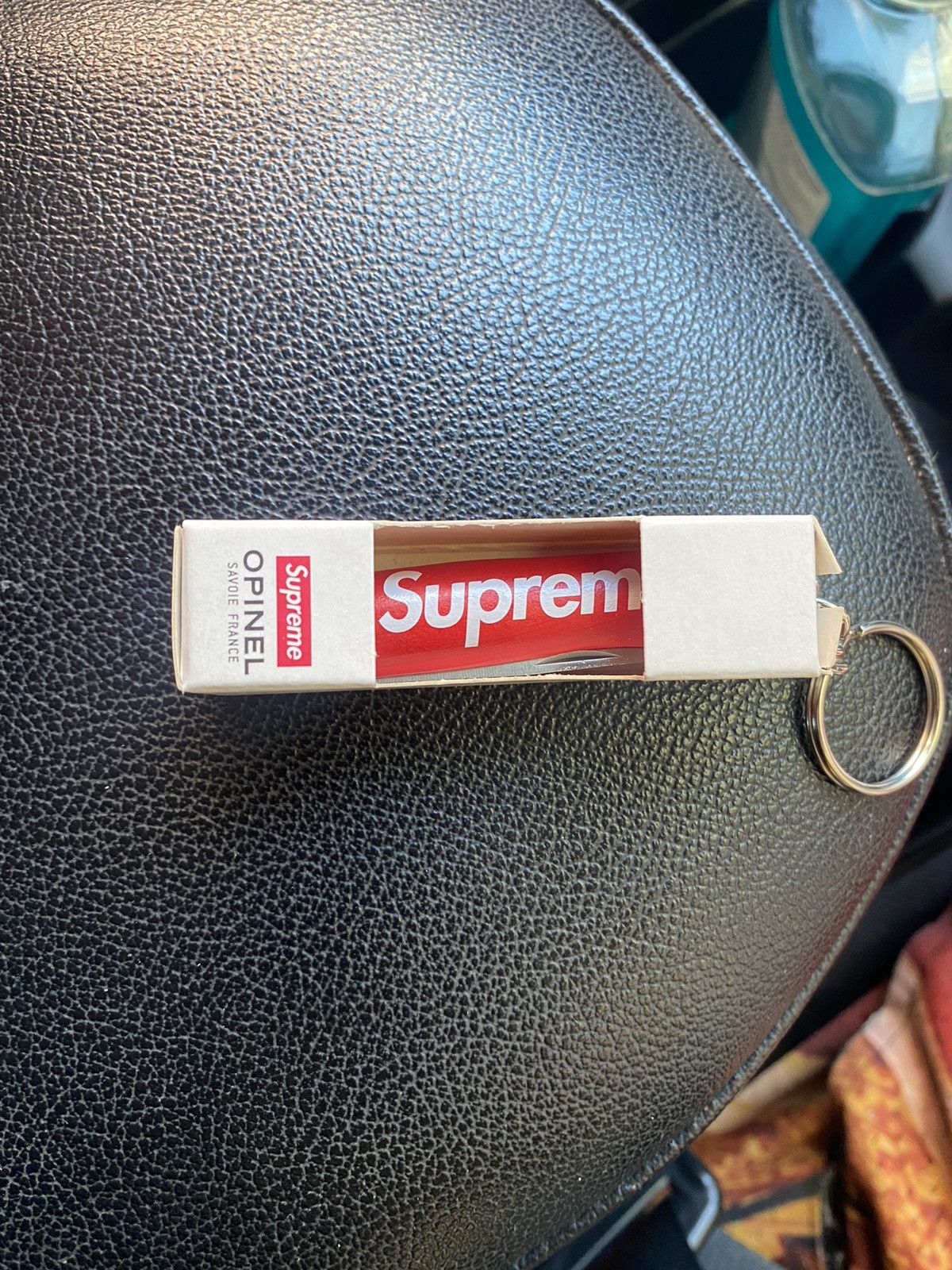 Supreme Supreme Opinel No. 4 Knife Keychain Red Size ONE SIZE - 2 Thumbnail