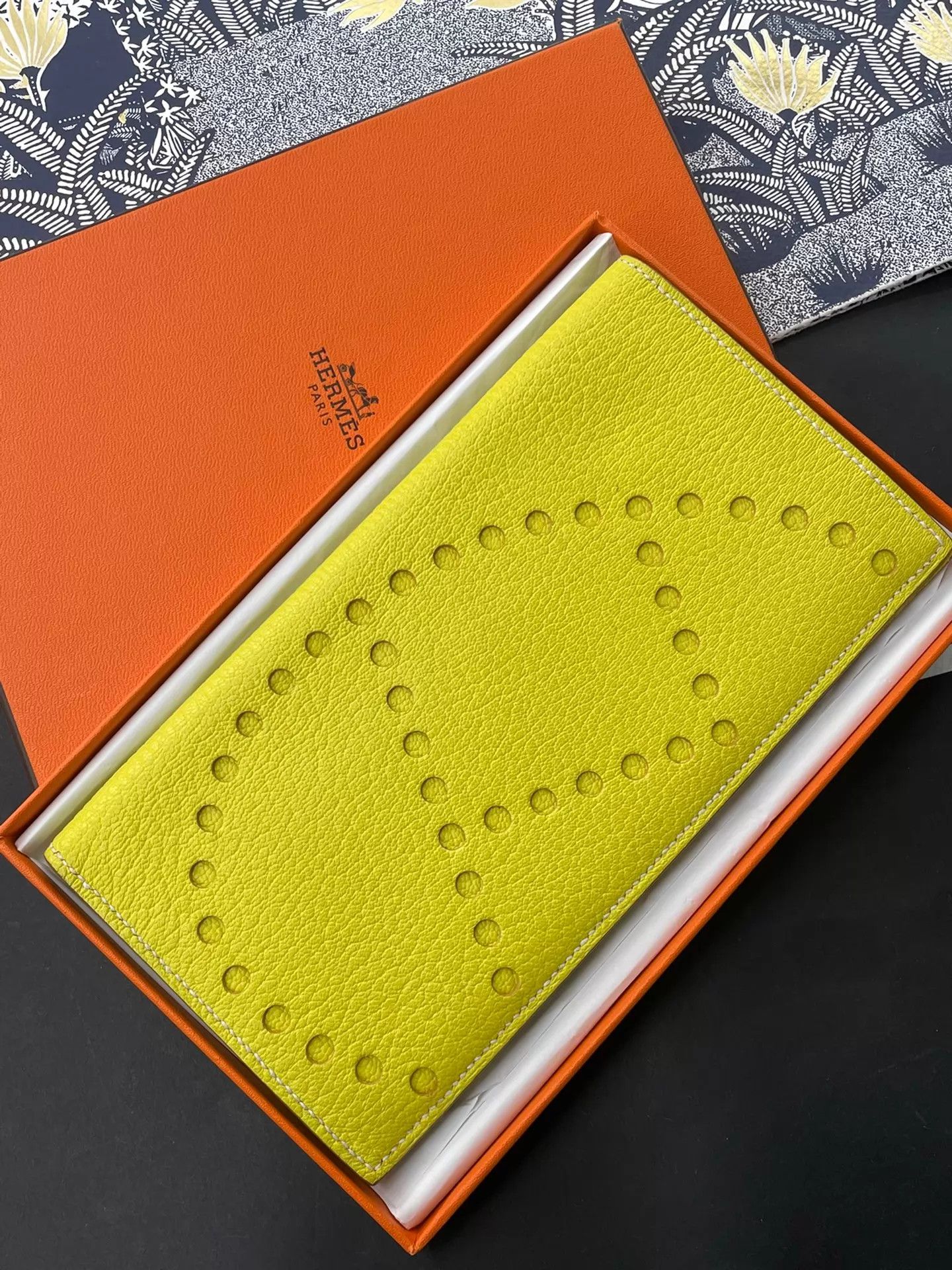 Hermes Hermes yellow long bifold wallet unused Size ONE SIZE - 1 Thumbnail