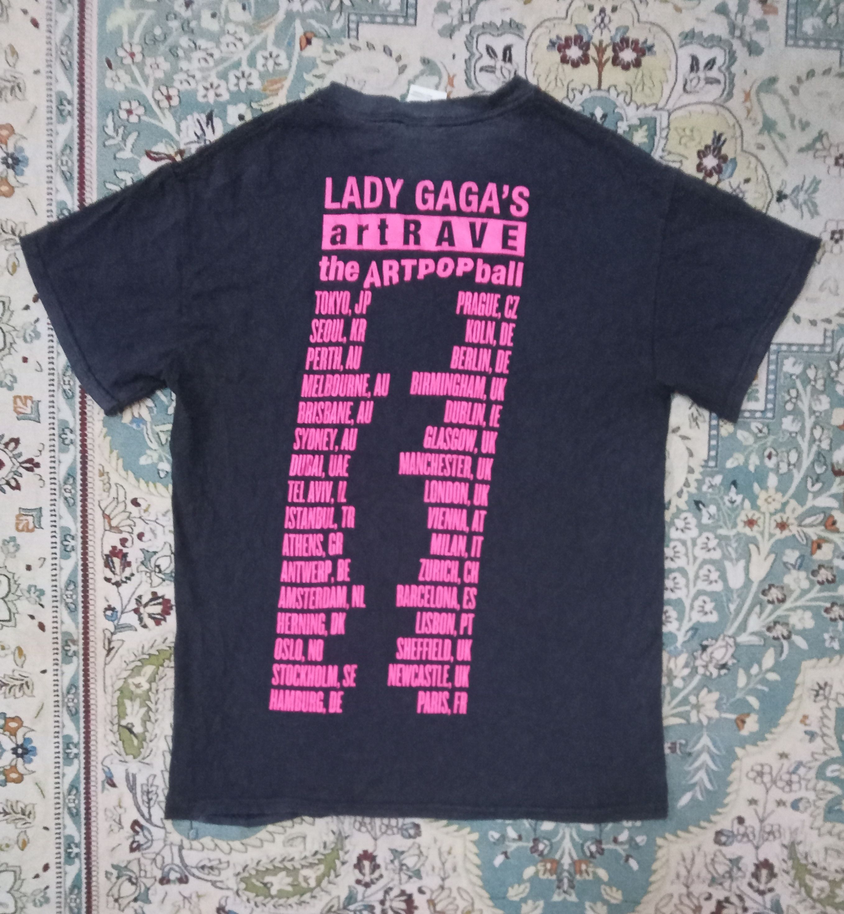 Band Tees Lady Gaga's Art Rave The Artpop Ball Tour Tee Size US S / EU 44-46 / 1 - 2 Thumbnail