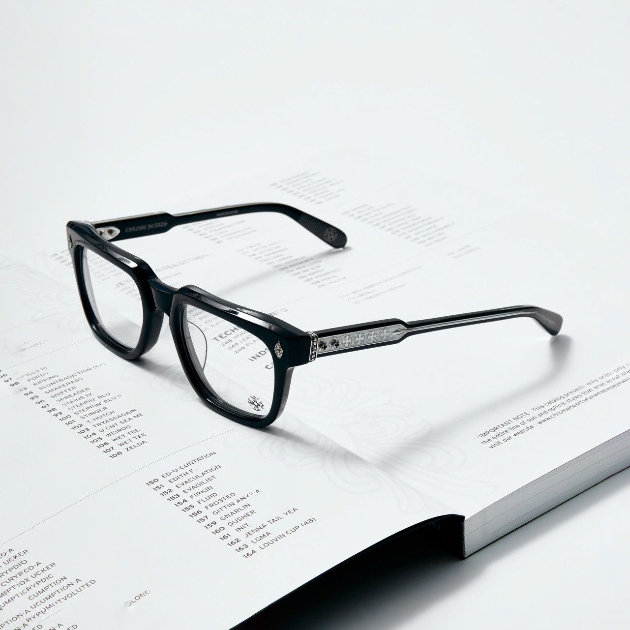 CHROME HEARTS AMBIDIXTROUS BLACK GLASSES