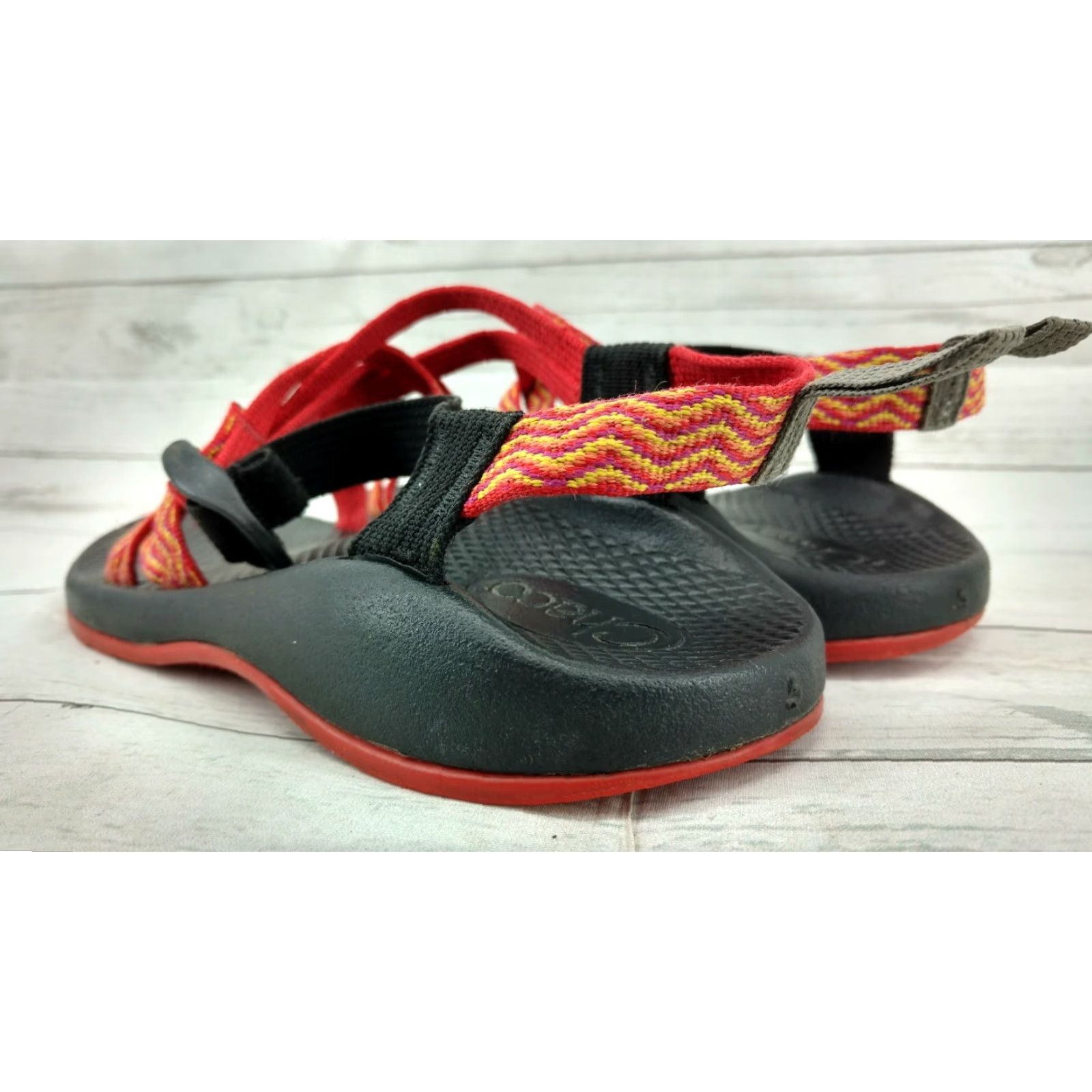 Chaco Chaco ZX/1 Classic Womens Sport Sandals Sz 5 Hiking Water Outdoor Orange Size US 5 / IT 35 - 7 Thumbnail