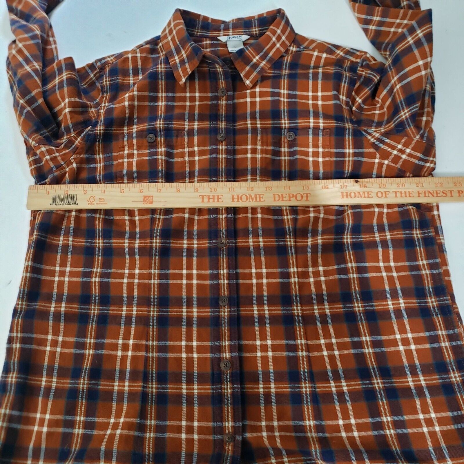 Designer Duluth Trading Plaid Flannel Shirt Mens Size Large Size US L / EU 52-54 / 3 - 7 Thumbnail