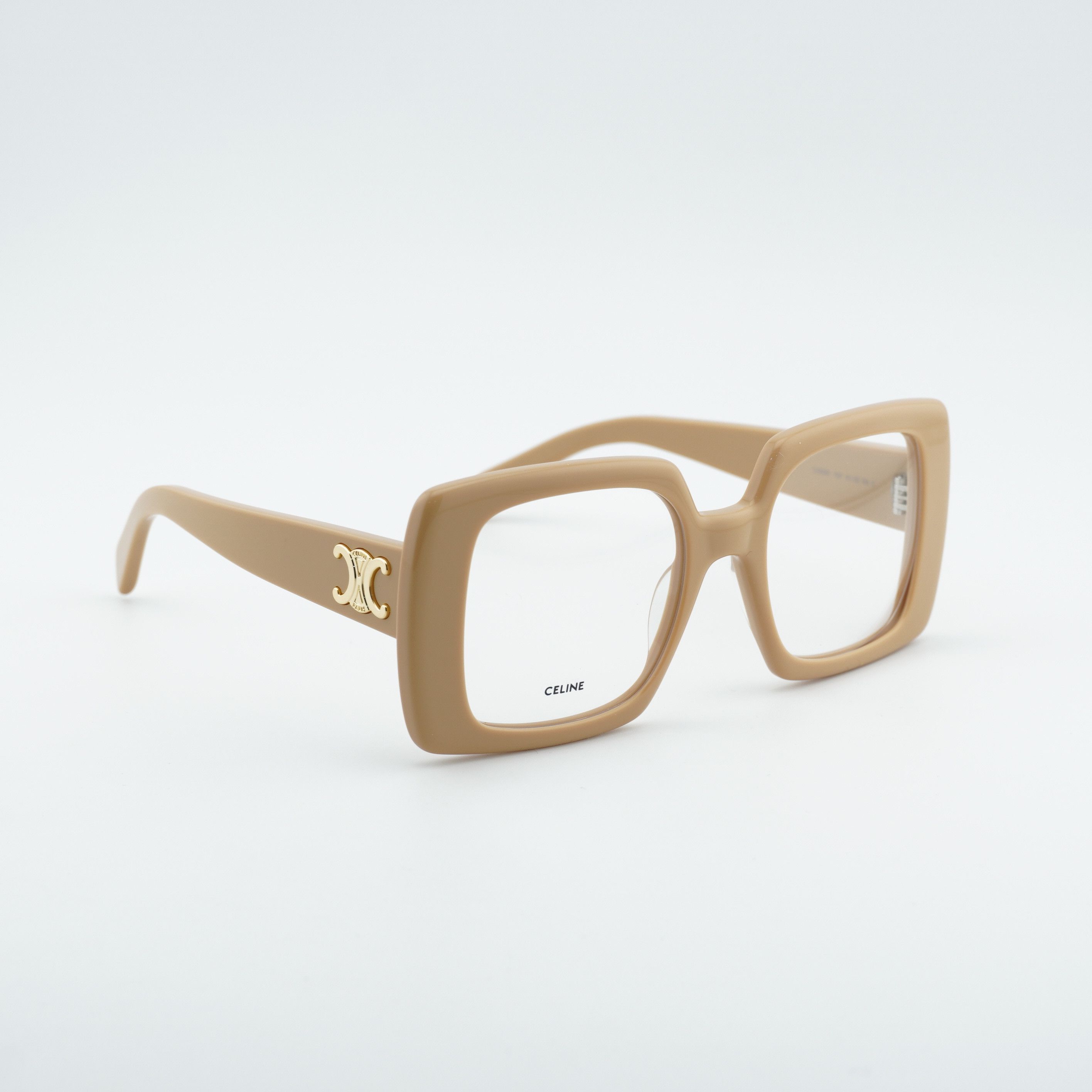Celine Celine CL50121I 057 Eyeglasses Nude 51mm Square Frame Size ONE SIZE - 7 Thumbnail