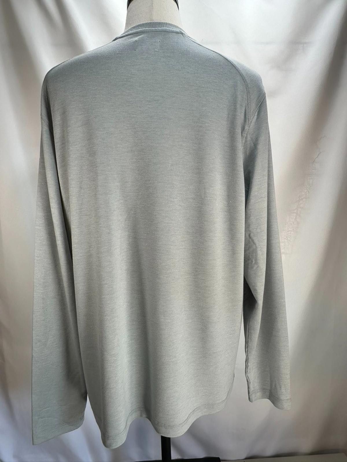 Bass Bass Outdoor Long Sleeve Utili-Tee Pocketed Gray Men's XL Size US XL / EU 56 / 4 - 3 Thumbnail