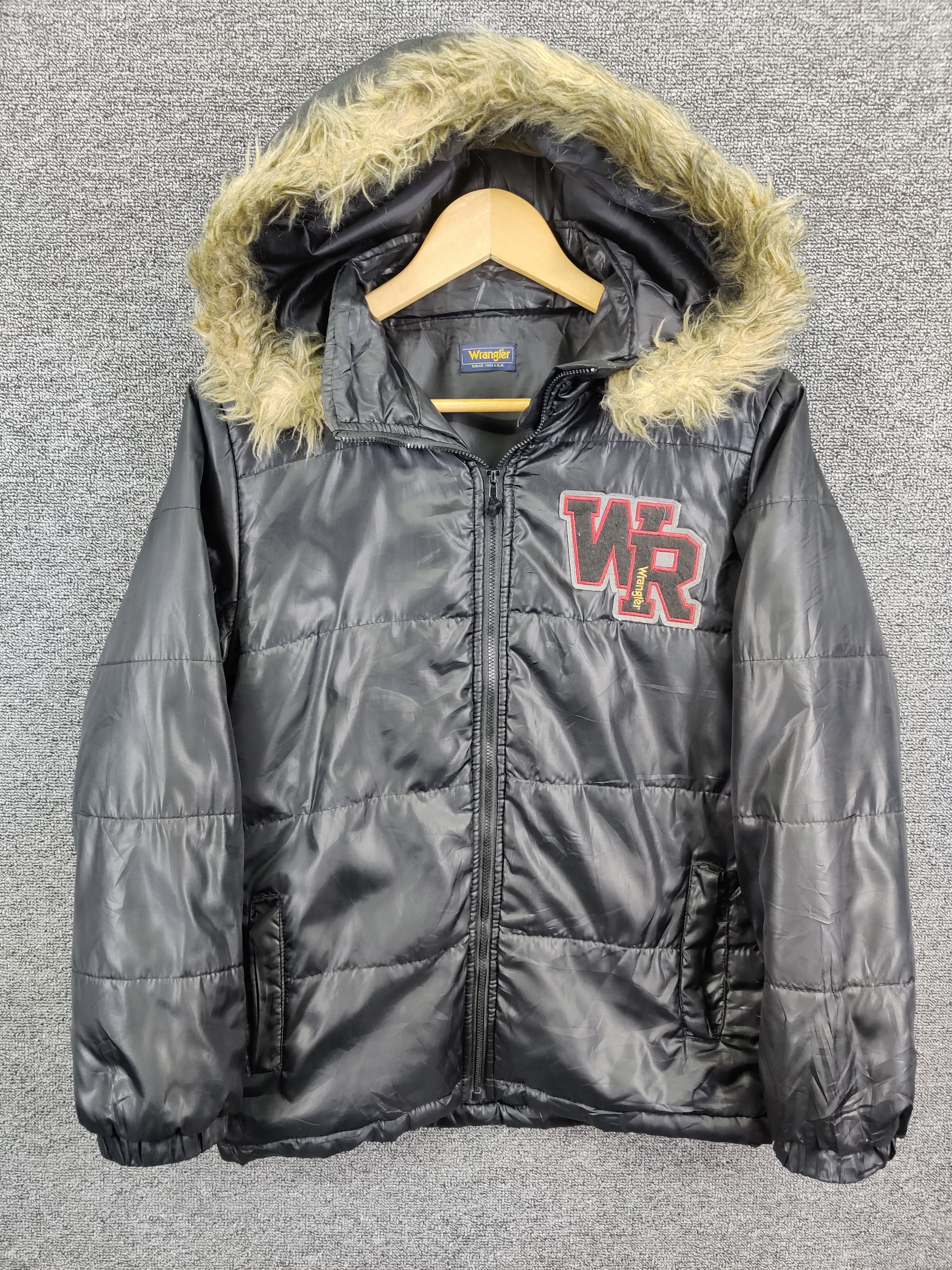 Wrangler Vintage 90s Wrangler Puffer Fur Jacket Size US M / EU 48-50 / 2 - 1 Thumbnail