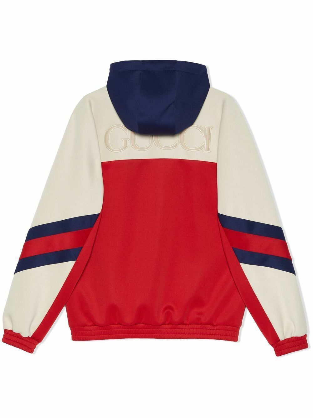 Gucci o1s1wg110225 Neoprene Half-zip Hooded Jacket in Multicolor Size US XS / EU 42 / 0 - 2 Thumbnail