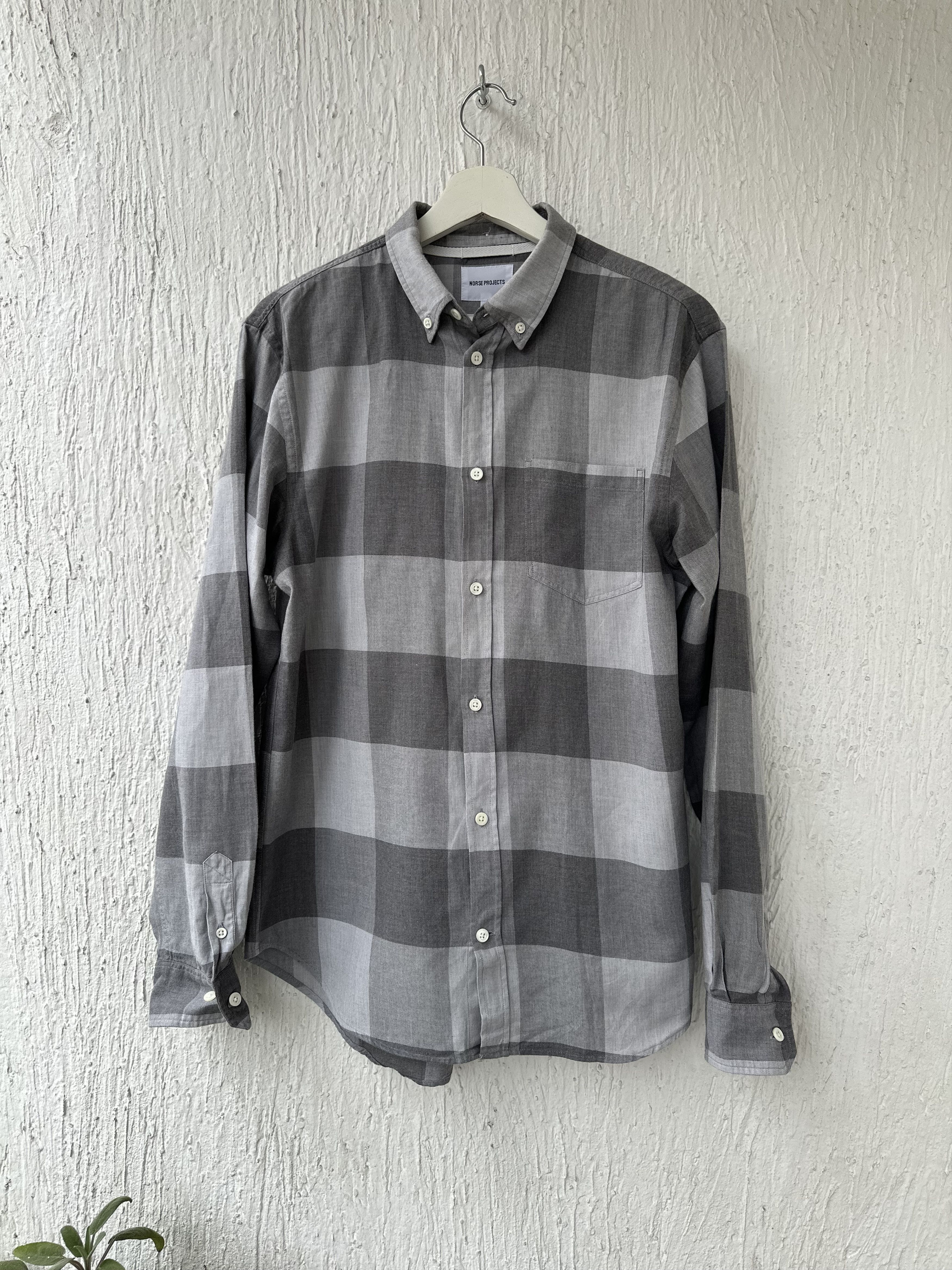 Norse Projects Osvald light check shirt Size US M / EU 48-50 / 2 - 1 Thumbnail