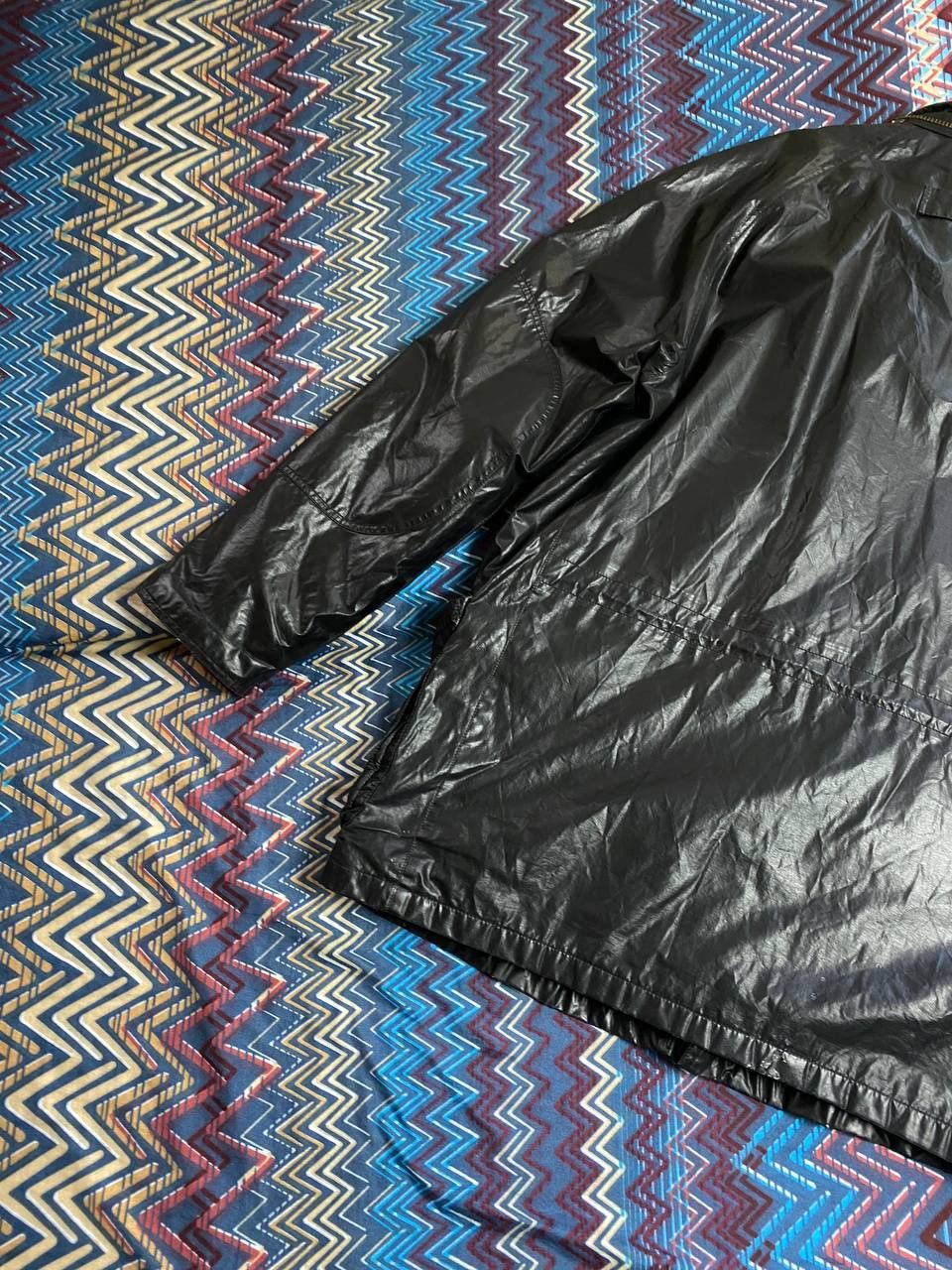 Barbour vintage Barbour black Y2K Leather jacket Streetwear Size US L / EU 52-54 / 3 - 7 Thumbnail
