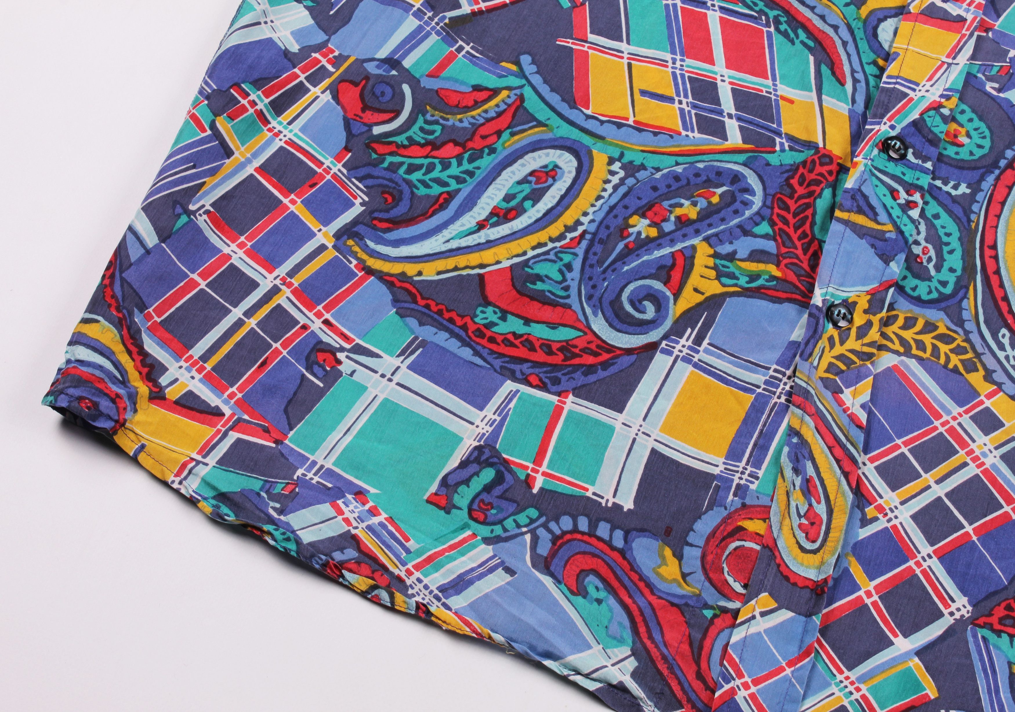 Vintage SCHILD Vintage 90's Paisley Print Silk Shirt Size US L / EU 52-54 / 3 - 5 Thumbnail