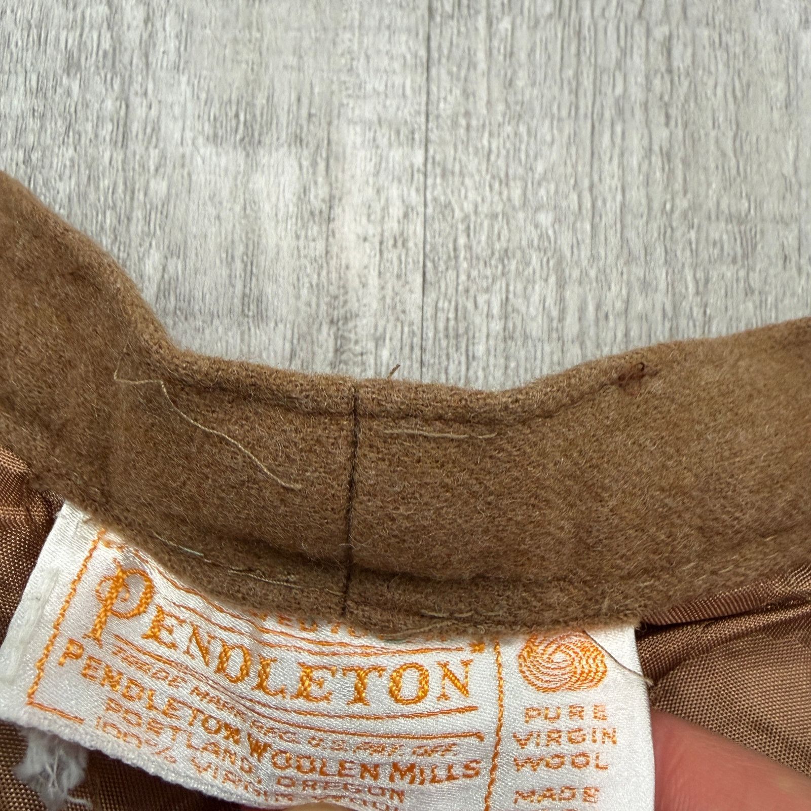 Pendleton Vintage Pendleton Pants Women's 26x27 Brown 100% Virgin Wool Size 26" / US 2 / IT 38 - 4 Thumbnail