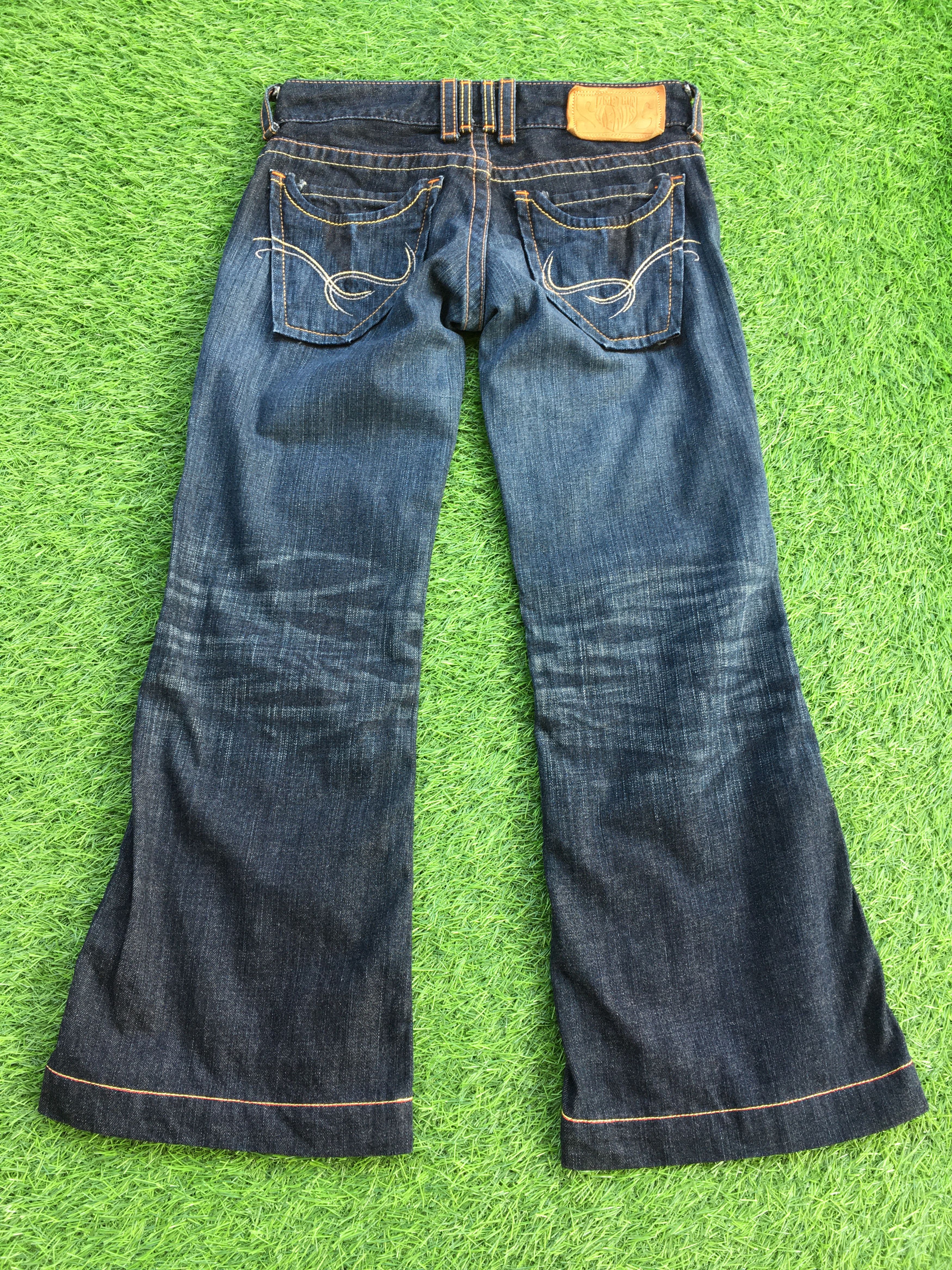 Japanese Brand Japanese Low Waist Super Wide Leg Flared Denim D-1186 Size 25" / US 0 / IT 36 - 2 Thumbnail