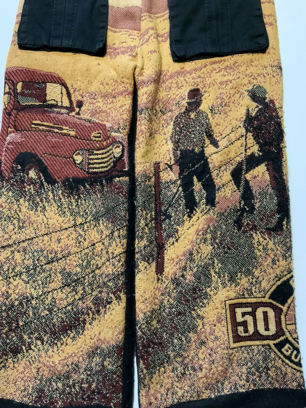 Ford × Vintage 1998 Ford F-Series 50 Year Tapestry Reworked Upcycle Pants Size US 34 / EU 50 - 5 Thumbnail
