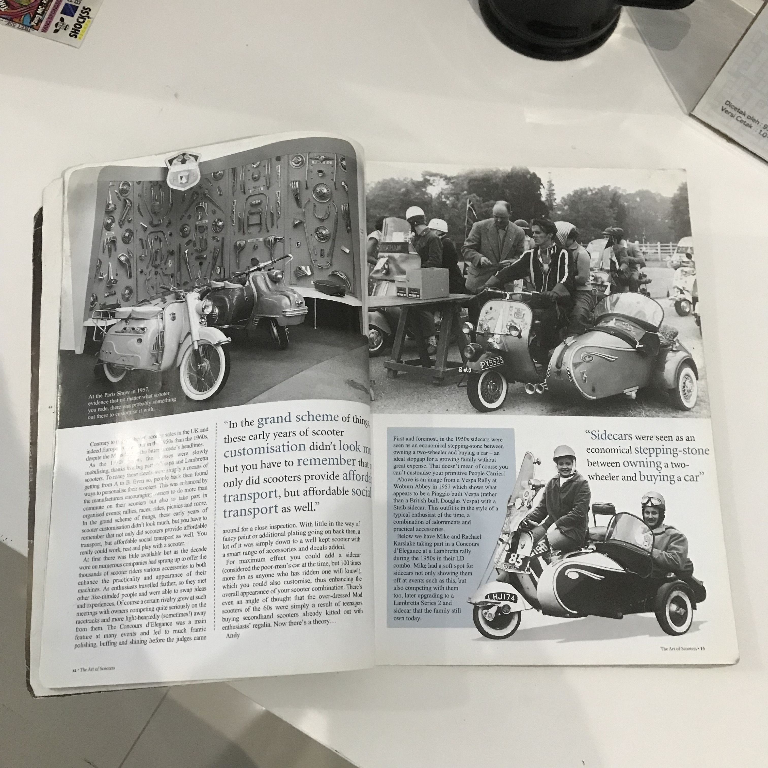 POP MAGAZINE Scootering magazine The Scootervespa lambretta Book magazine Size ONE SIZE - 4 Thumbnail