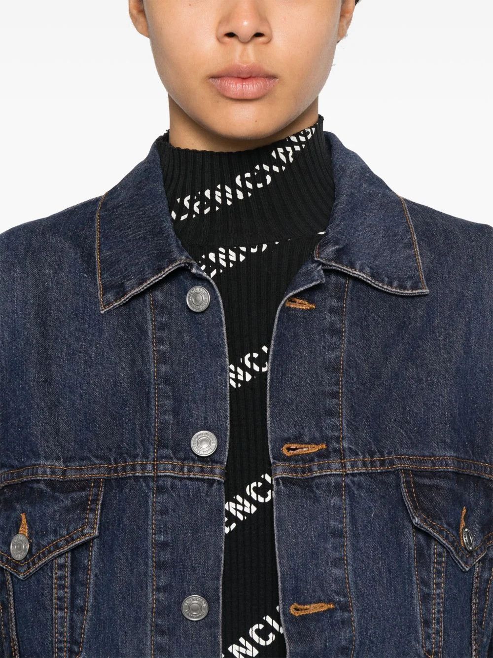 Balenciaga o1srvl11e1125 Hourglass Jacket in Blue Size M / US 6-8 / IT 42-44 - 5 Thumbnail