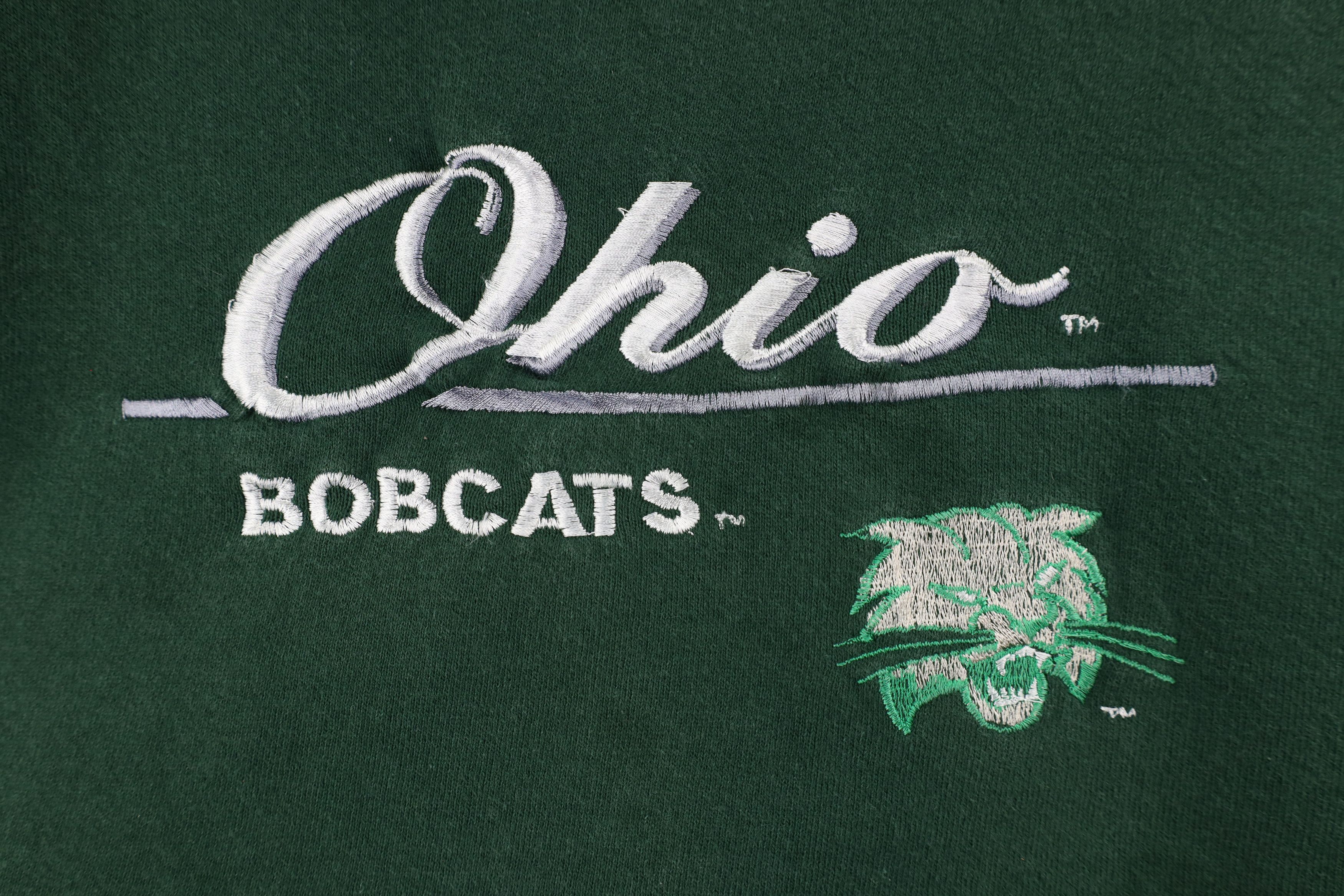 Vintage Vintage 90s Ohio University Bobcats Crewneck Sweatshirt USA Size US L / EU 52-54 / 3 - 4 Thumbnail