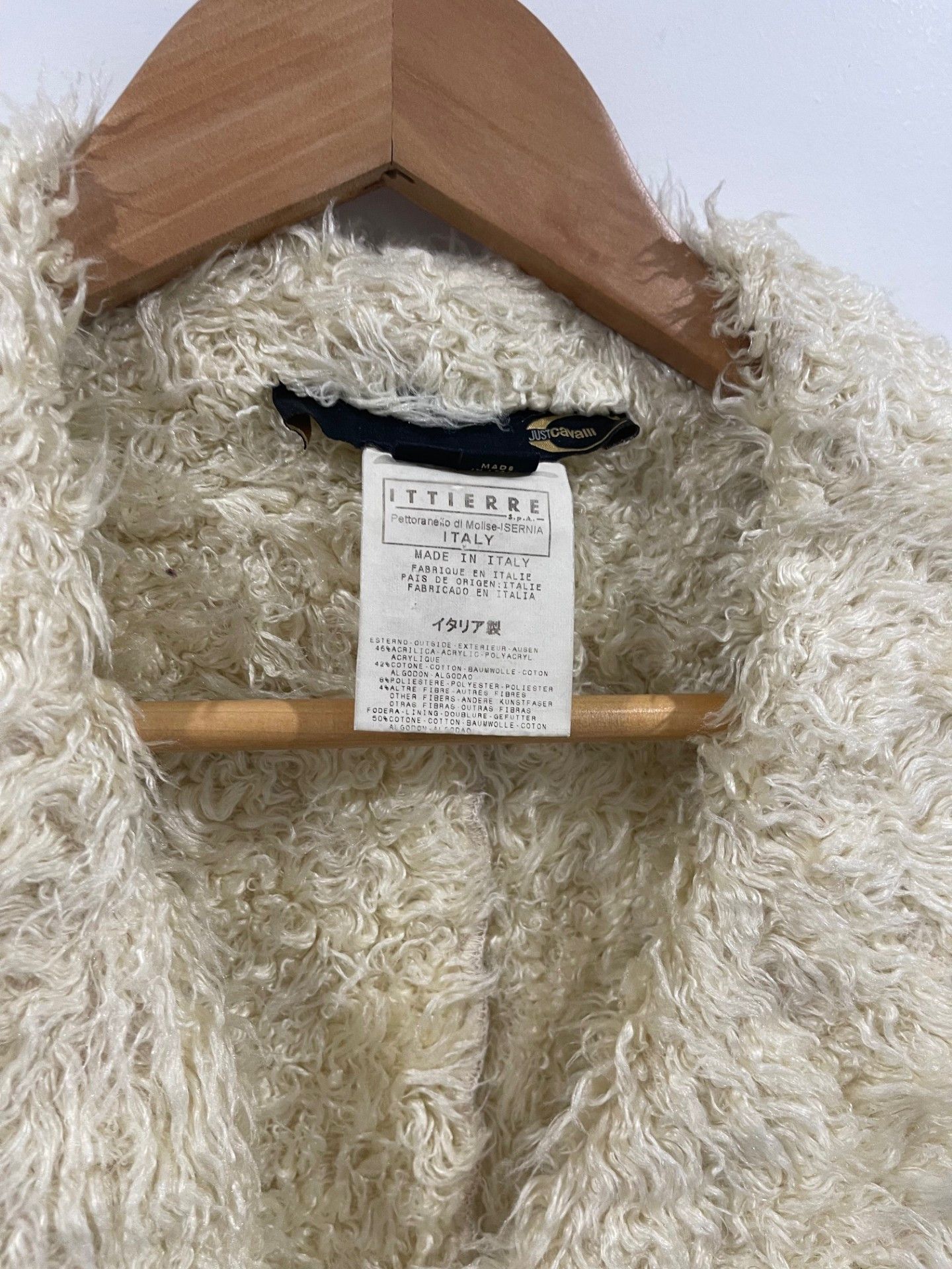 Just Cavalli Just Cavalli 70s Style Shag Peacoat Size Large Size US L / EU 52-54 / 3 - 2 Thumbnail
