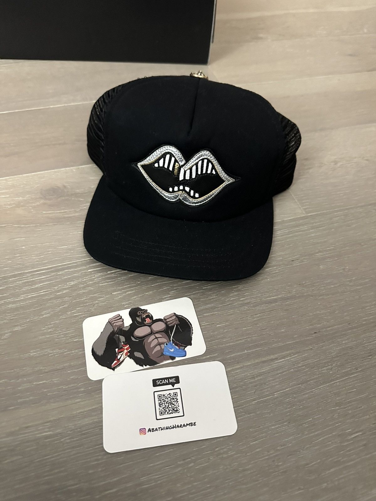 Chrome Hearts Chrome Hearts Matty Boy Chomper Trucker Hat 'Black/Sliver' Size ONE SIZE - 2 Thumbnail