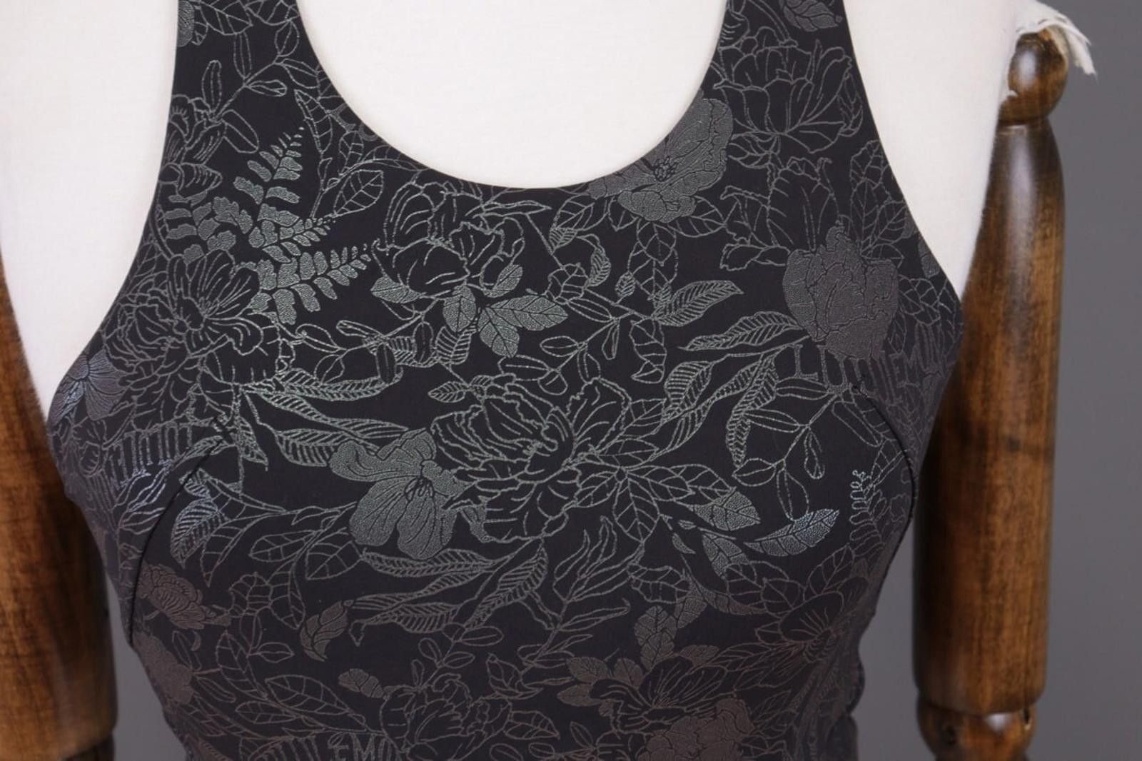 Lululemon Lululemon Athletica Gray Floral Top Sleeveless Shirt Size 6 Size M / US 6-8 / IT 42-44 - 3 Thumbnail