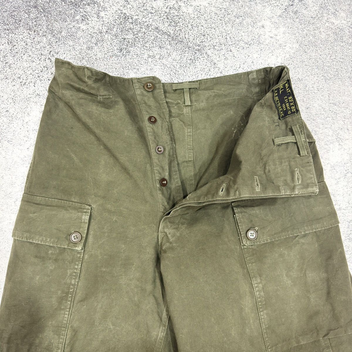 Vintage Vintage Army Military 1950s Pants 32 size Size US 32 / EU 48 - 8 Thumbnail