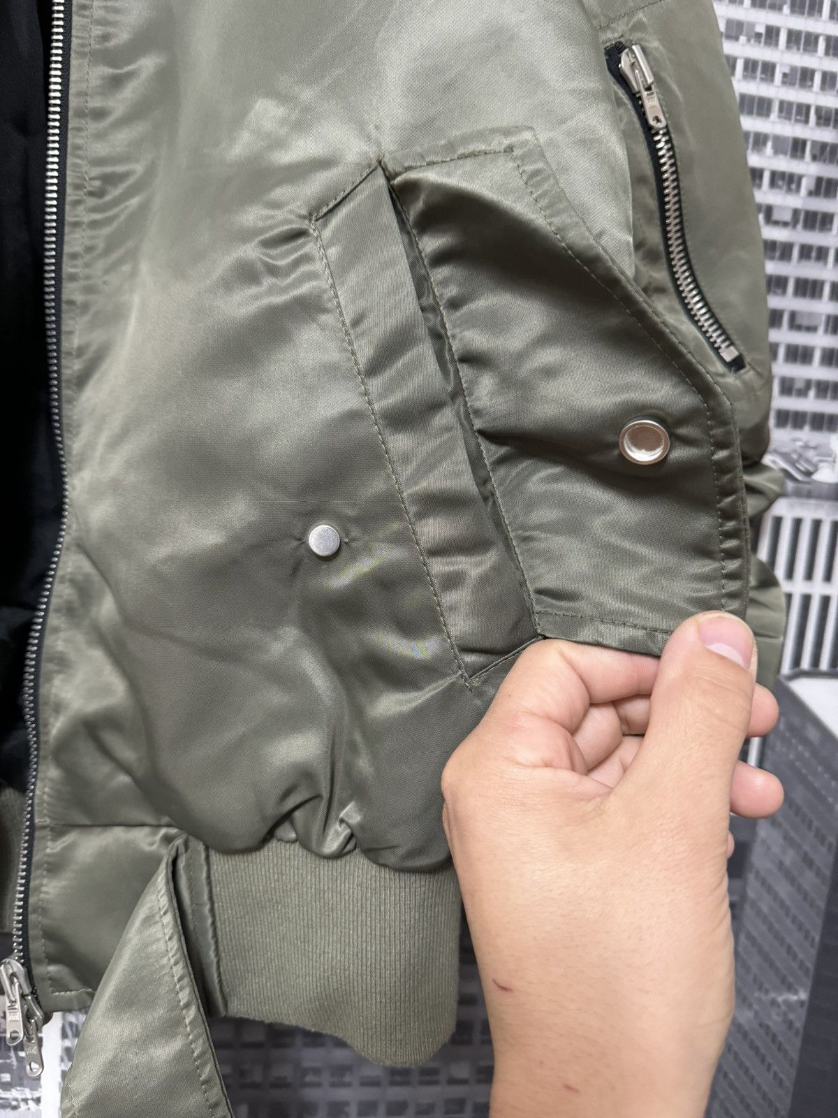 Fear of God × SSENSE 🔥SSENSE x Fear of God Fourth Collection Bomber Olive SZ S Size US S / EU 44-46 / 1 - 7 Thumbnail