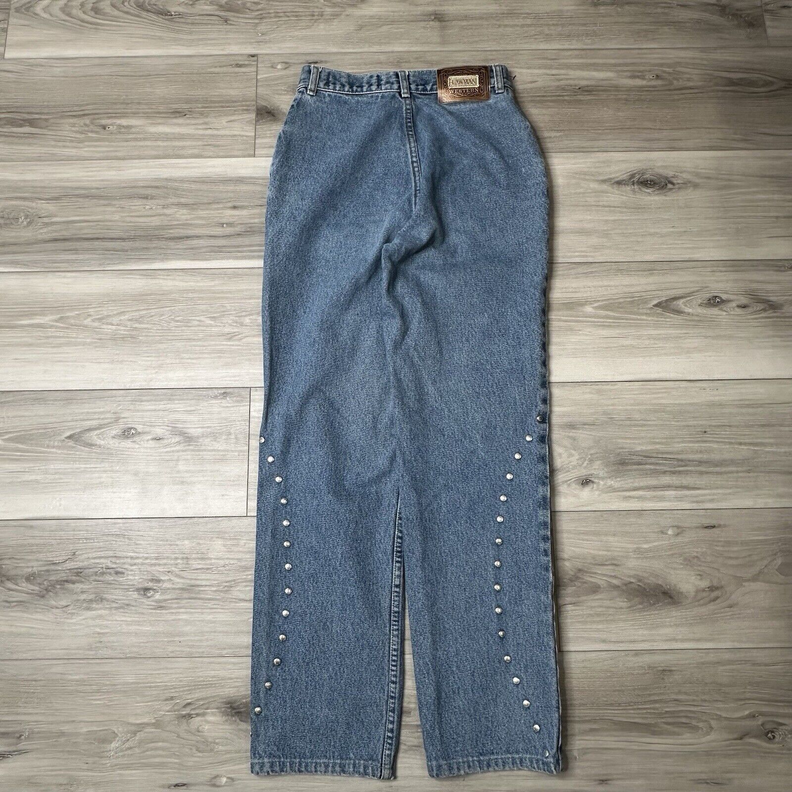 Vintage Vintage Lawman Bareback Jeans Womens 2/4 Denim High Riveted Size 27" / US 4 / IT 40 - 3 Thumbnail