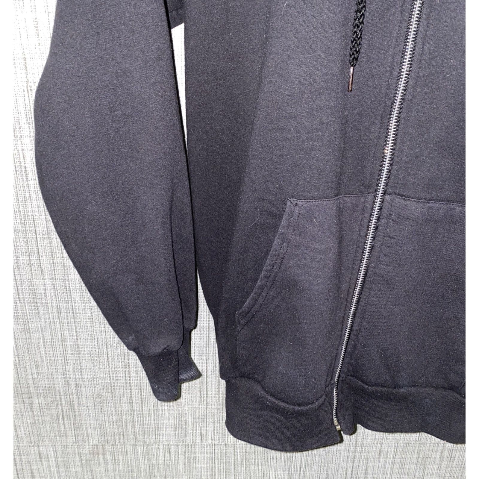 Vintage Disneyland Hoodie Mens Black Fleece Lined Full Zip Size M Size US M / EU 48-50 / 2 - 4 Thumbnail