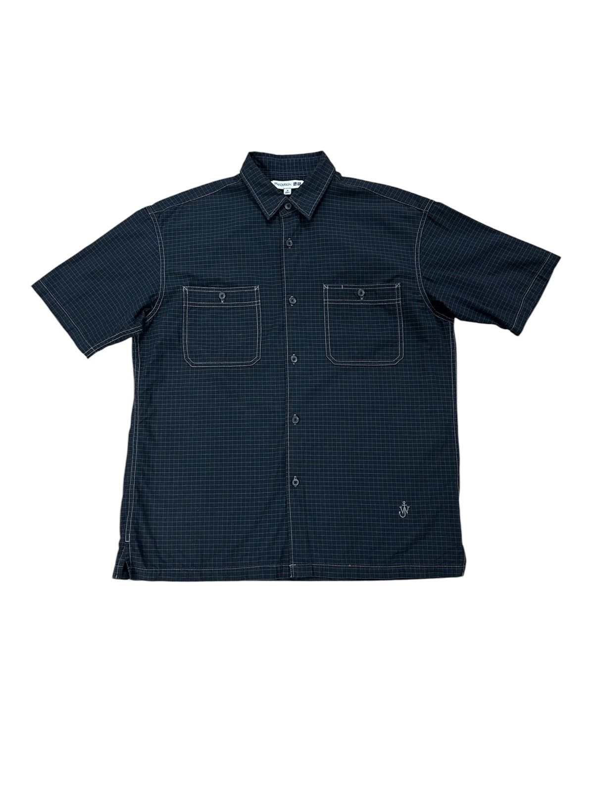 Beauty Beast × JW Anderson × Uniqlo Rare J.W. Anderson Uniqlo Checkered Double Pocket Work Shirt Size US M / EU 48-50 / 2 - 1 Thumbnail