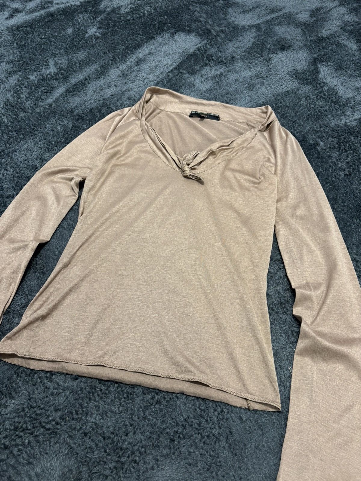 Gucci Vintage Rare Gucci x 10 Corso Como Mesh Cotton Blouse Size L / US 10 / IT 46 - 5 Thumbnail