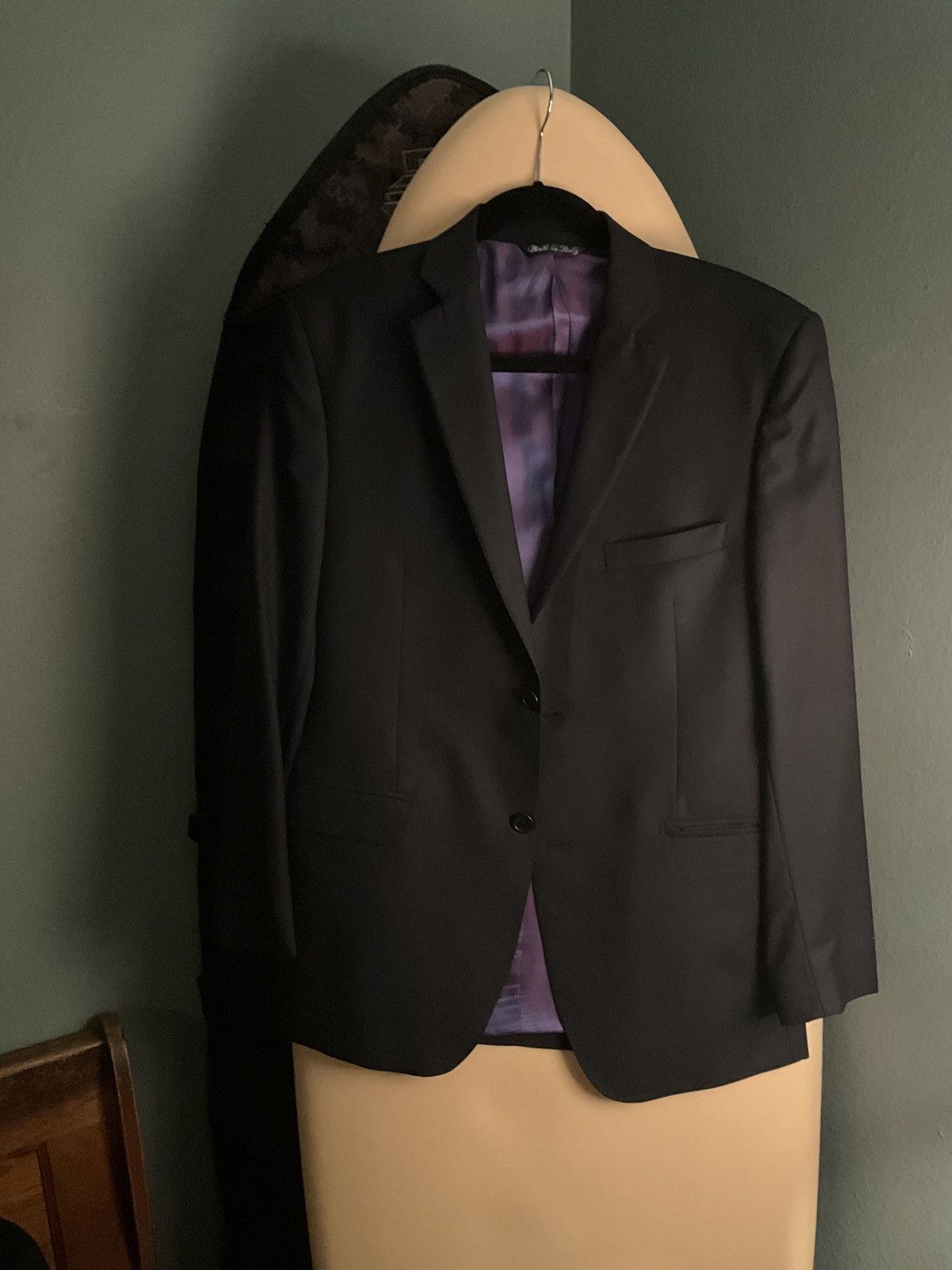 Ermenegildo Zegna × Saks Fifth Avenue Men’s Slim-Fit, Black Ermenegildo Zegna/Saks Fifth Ave. Suit Size 40R - 2 Thumbnail