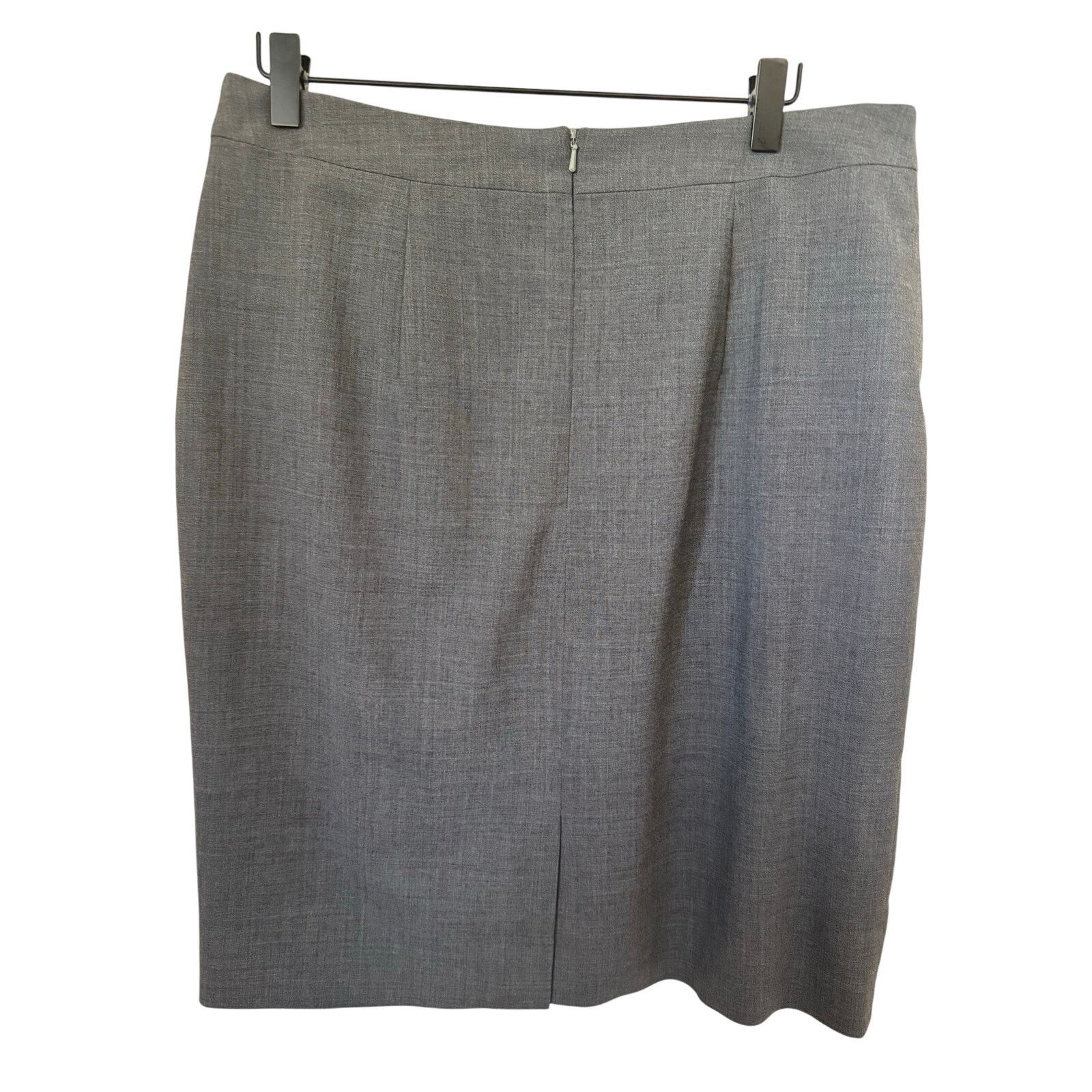 Brooks Brothers Brooks Brothers 346 Tollegno 1900 Wool Pencil Skirt Size 12 Size 34" / US 12 / IT 48 - 2 Thumbnail