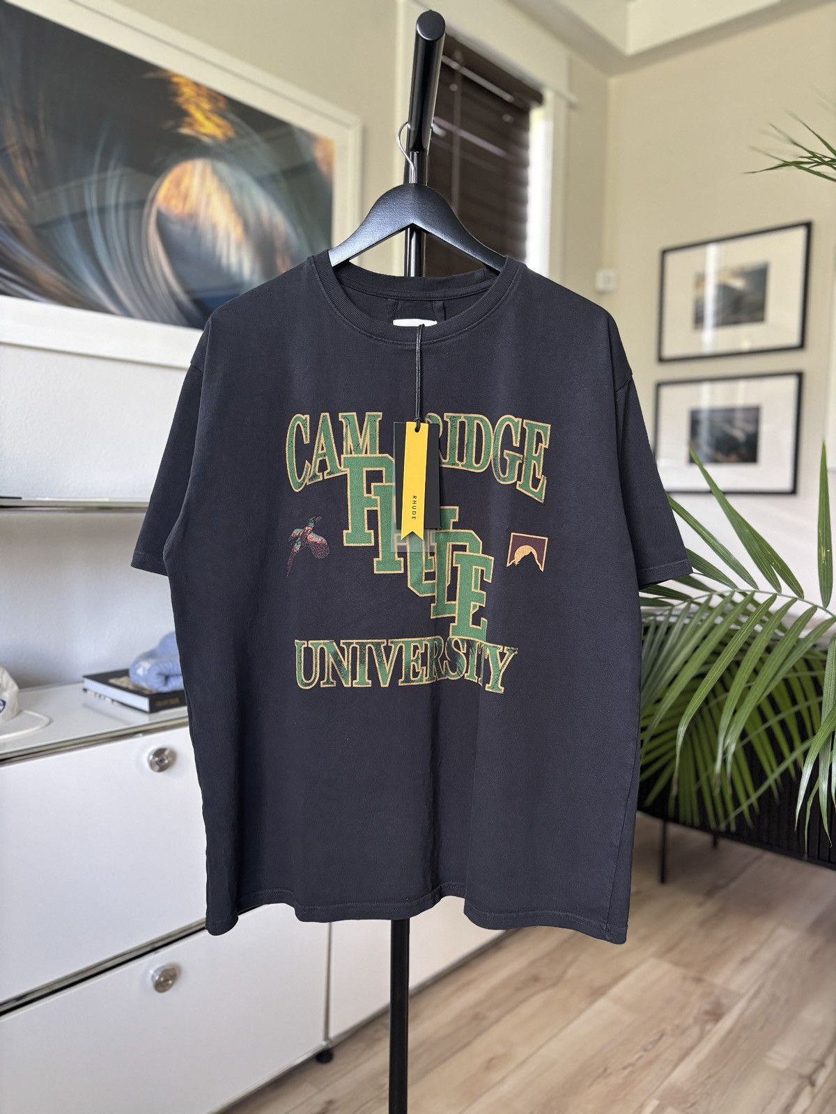 Rhude RHUDE MOONLIGHT UNIVERSITY LOGO TEE Size US M / EU 48-50 / 2 - 1 Thumbnail