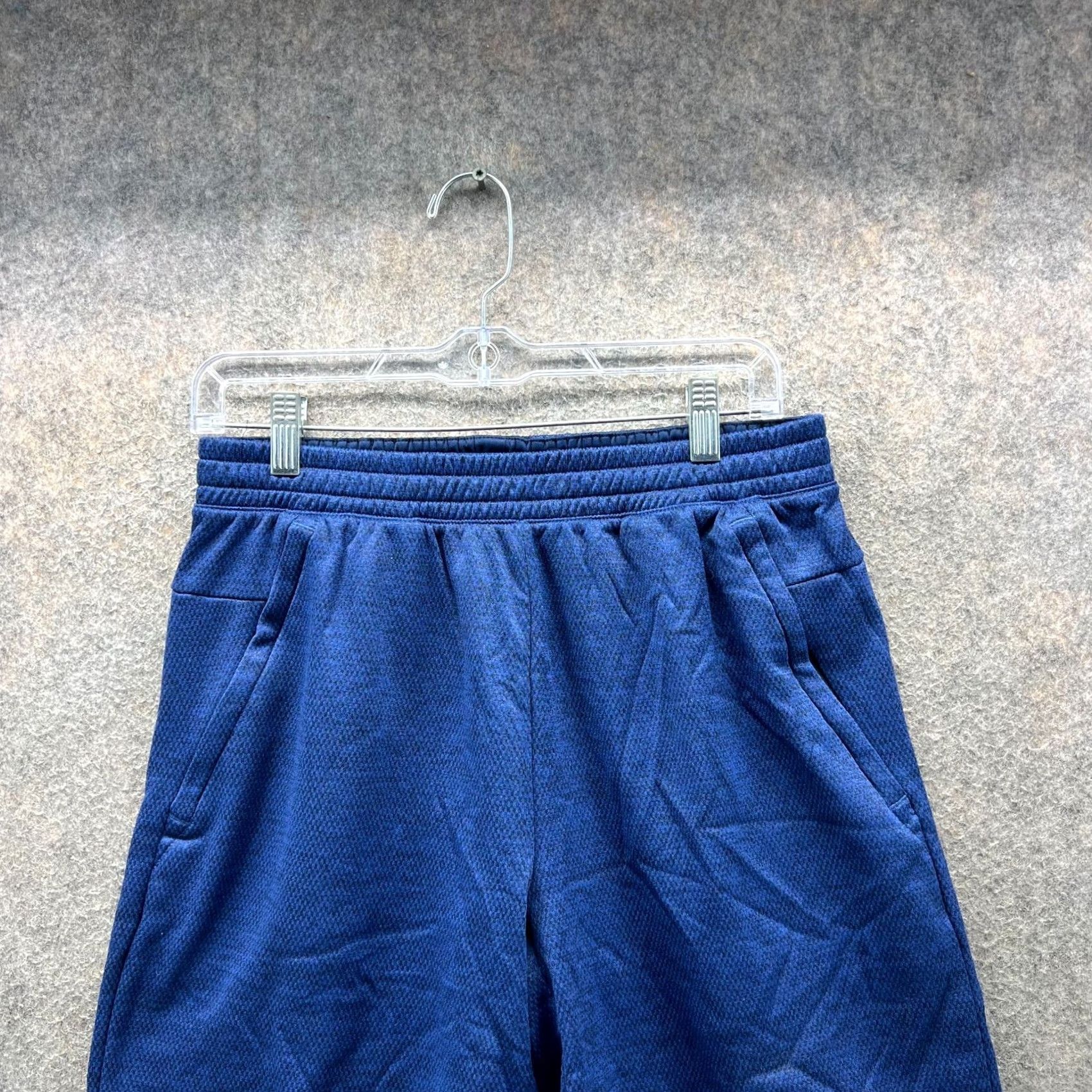 Adidas Adidas Shorts Mens Medium Blue Navy Athletic Trefoil Dazzel Elastic Waist Y2K Size US 31 - 5 Thumbnail