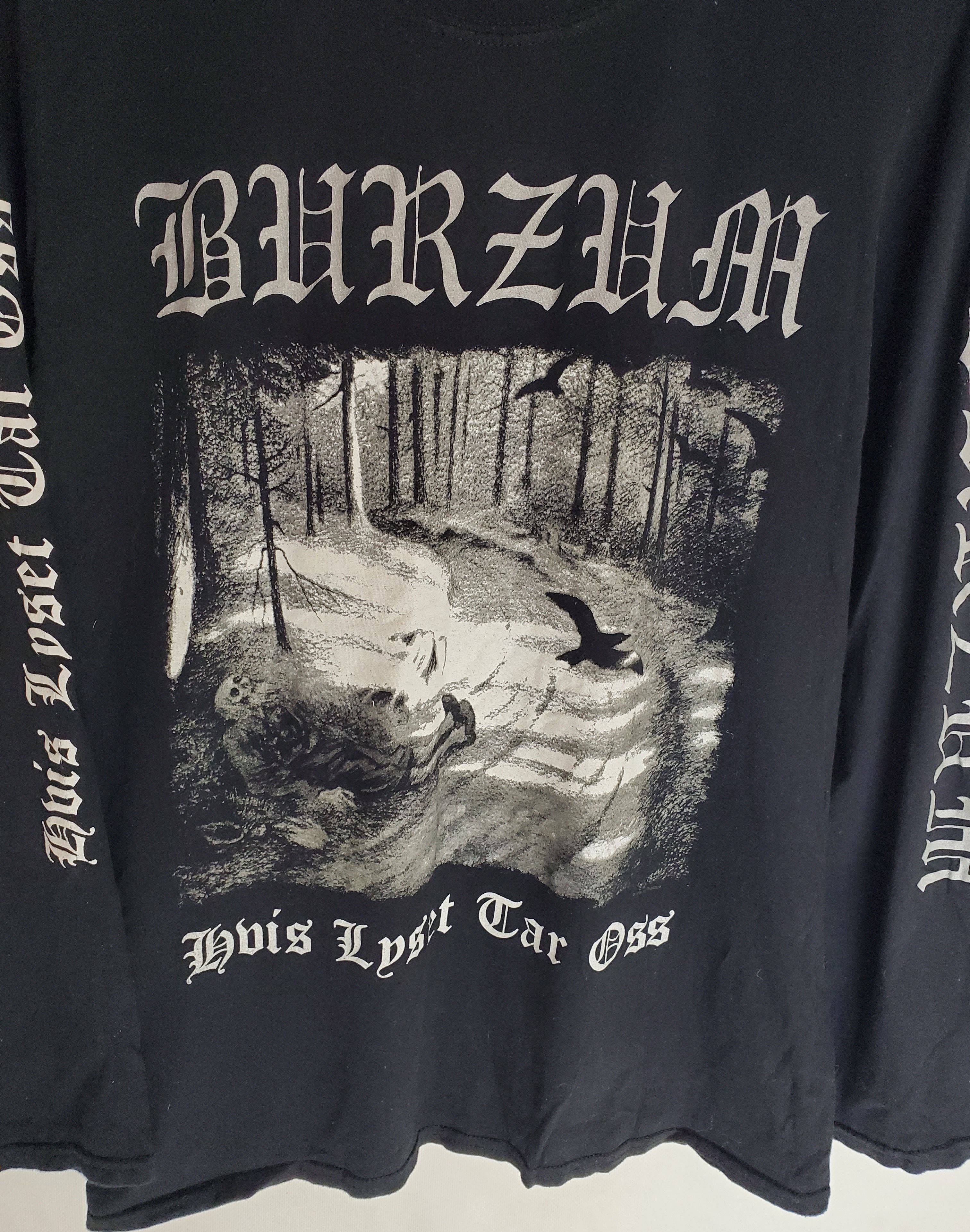 Band Tees Vintage Burzum Hvis Lyset Tar Oss Longsleeve size M Size US M / EU 48-50 / 2 - 2 Thumbnail