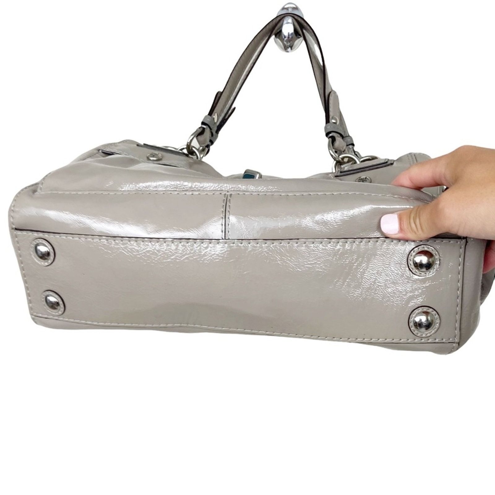 Coach Coach Peyton Patent Leather Carryall Bag 9756M Size ONE SIZE - 3 Thumbnail