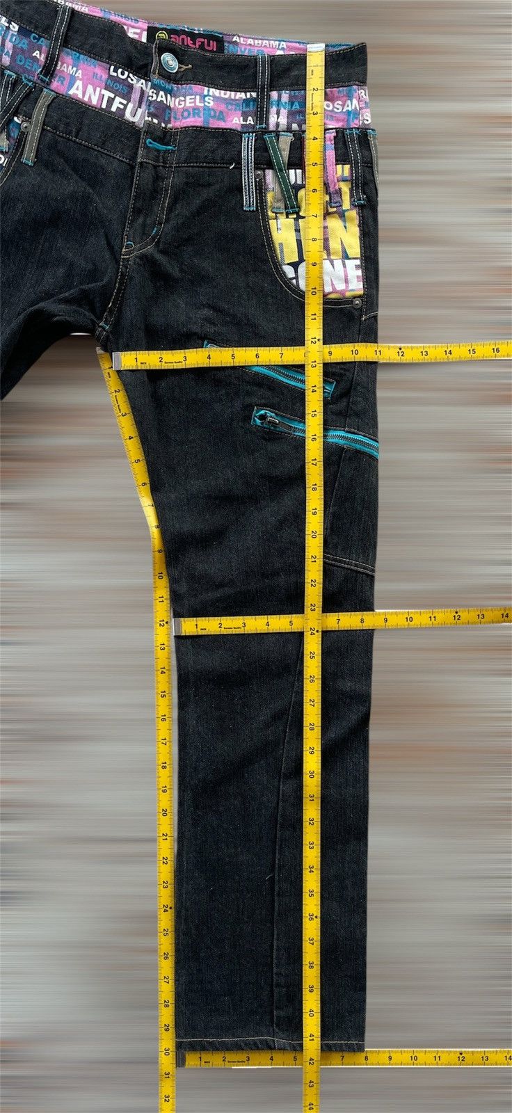 Japanese Brand ANTFUI DOUBLE WAIST LOOKLIKE HYSTERIC Size US 31 - 9 Thumbnail