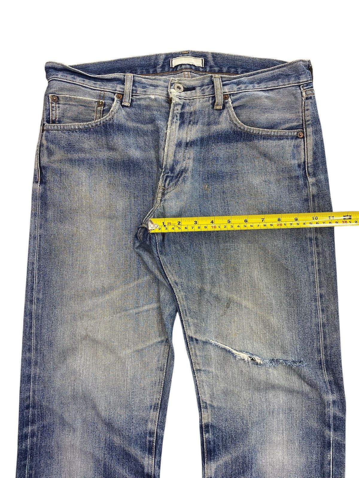 Uniqlo Uniqlo Selvedge Faded Wash Style Loose Jeans Size US 33 - 10 Thumbnail
