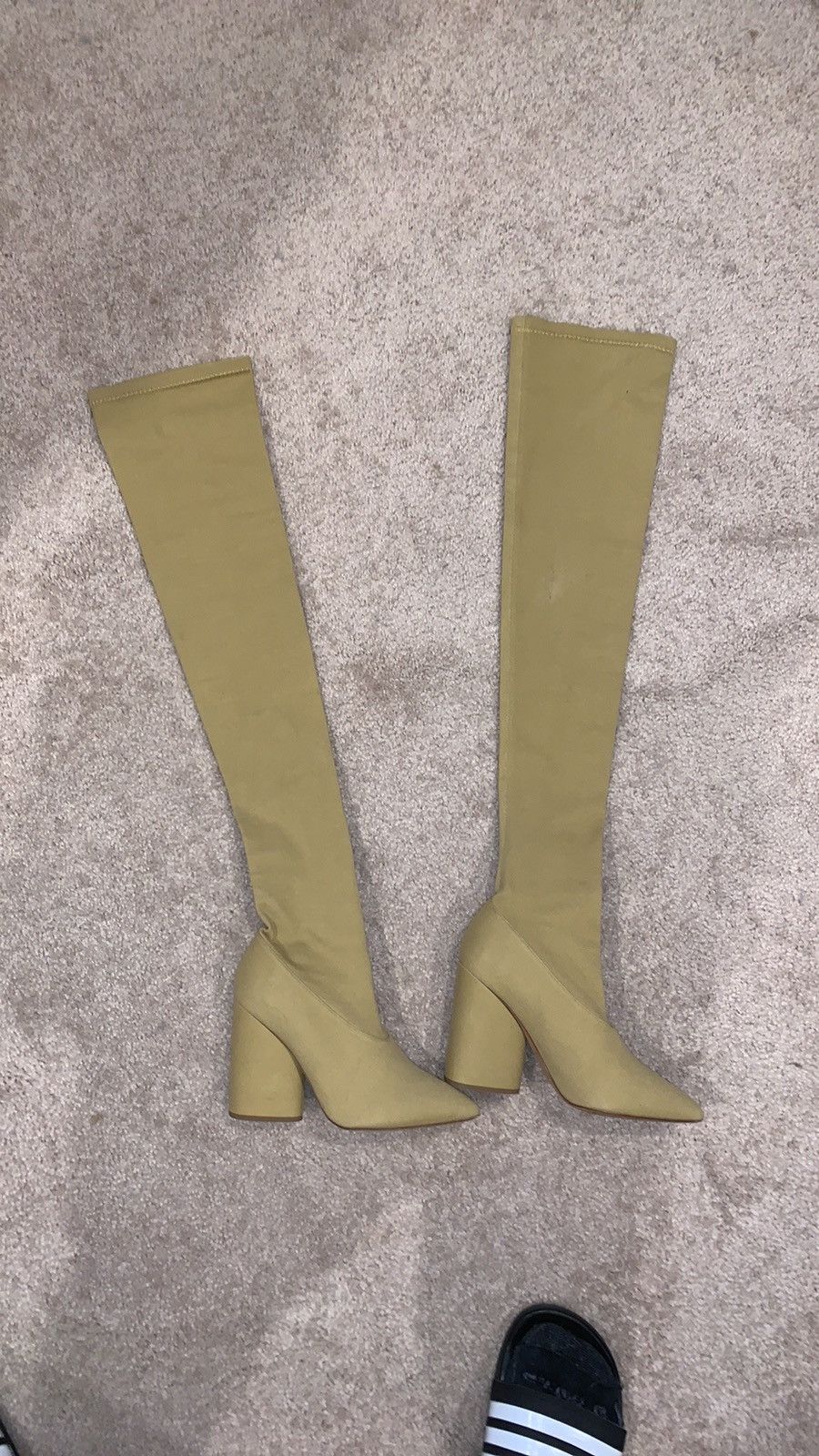 Yeezy YEEZY STRETCH CANVAS THIGH HIGH BOOTS 37/7 Size US 7 / IT 37 - 3 Thumbnail