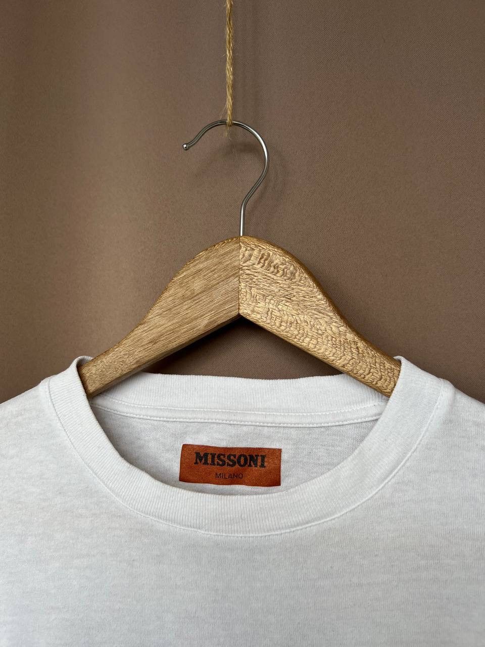 Missoni Missoni Embroidered Big Logo T-Shirt Mens Size S White Size US S / EU 44-46 / 1 - 10 Thumbnail