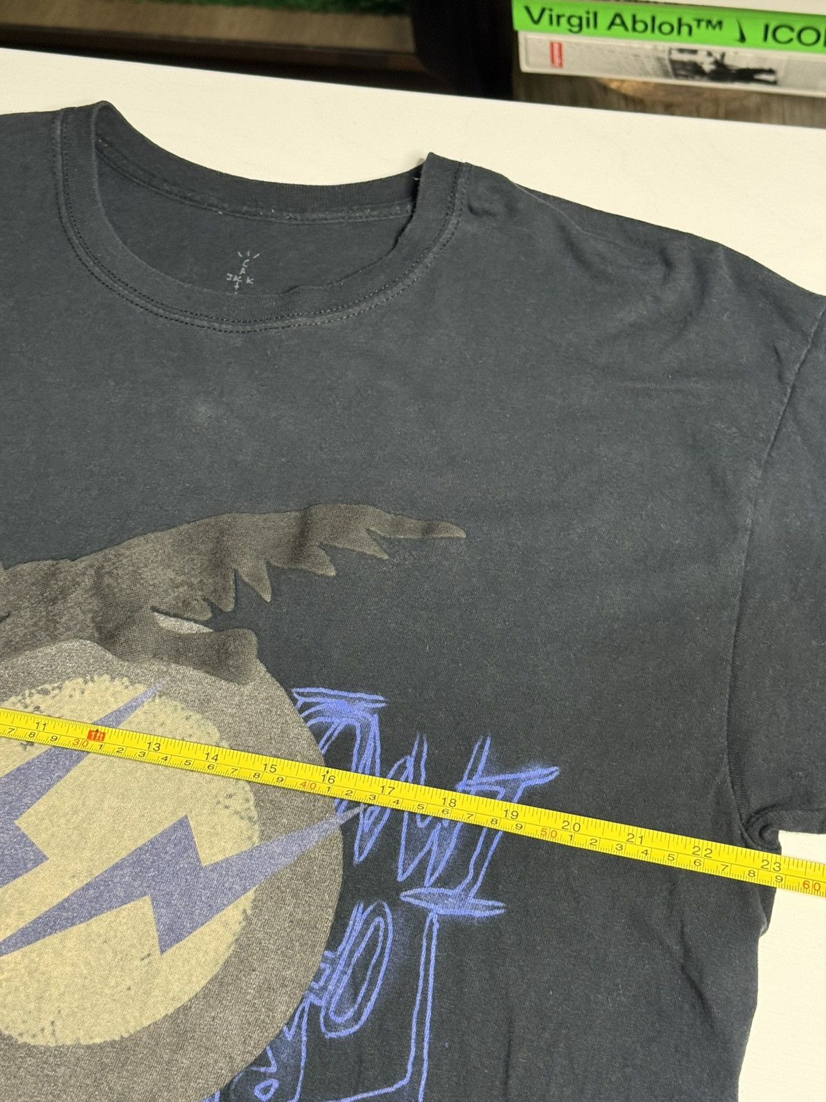 Travis Scott Travis Scott x Fragment Danger Tee “Black” [L] PREOWNED Size US L / EU 52-54 / 3 - 6 Thumbnail