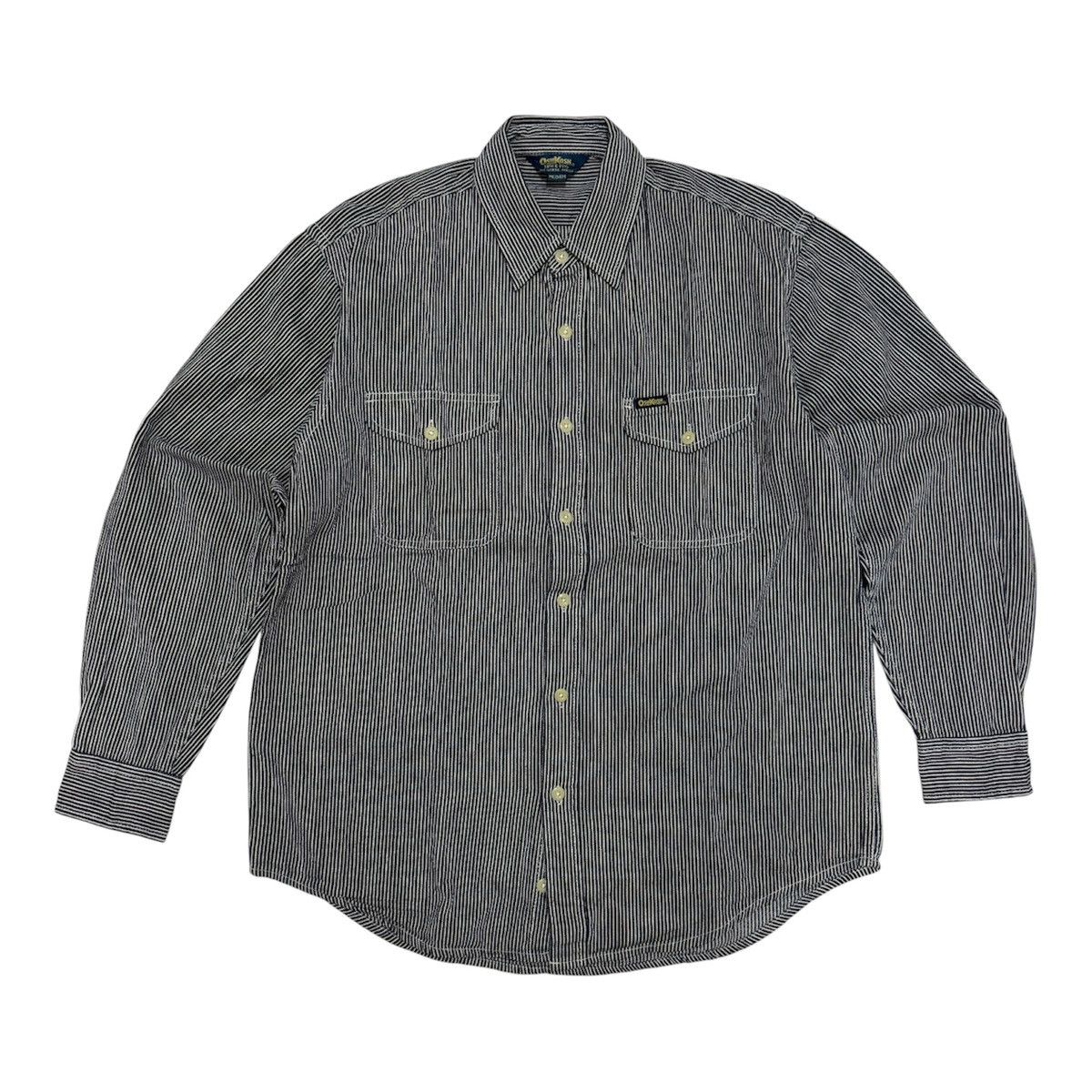 Oshkosh Vintage Oshkosh Hickory Shirt Size Medium Size US M / EU 48-50 / 2 - 1 Thumbnail